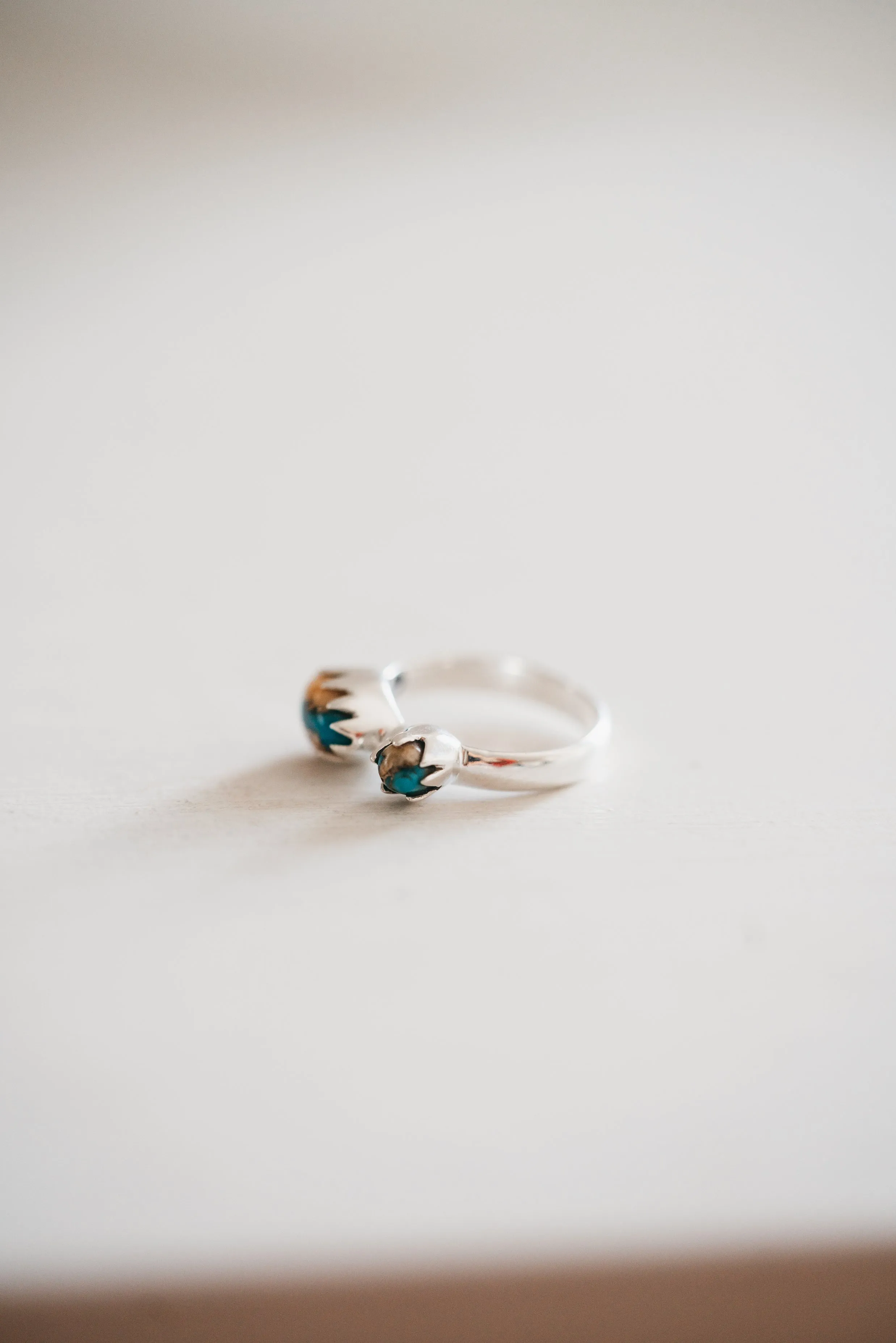 Bradlee Ring | Spiny Oyster Turquoise sold by Goldie Lew product image thumbnail 2