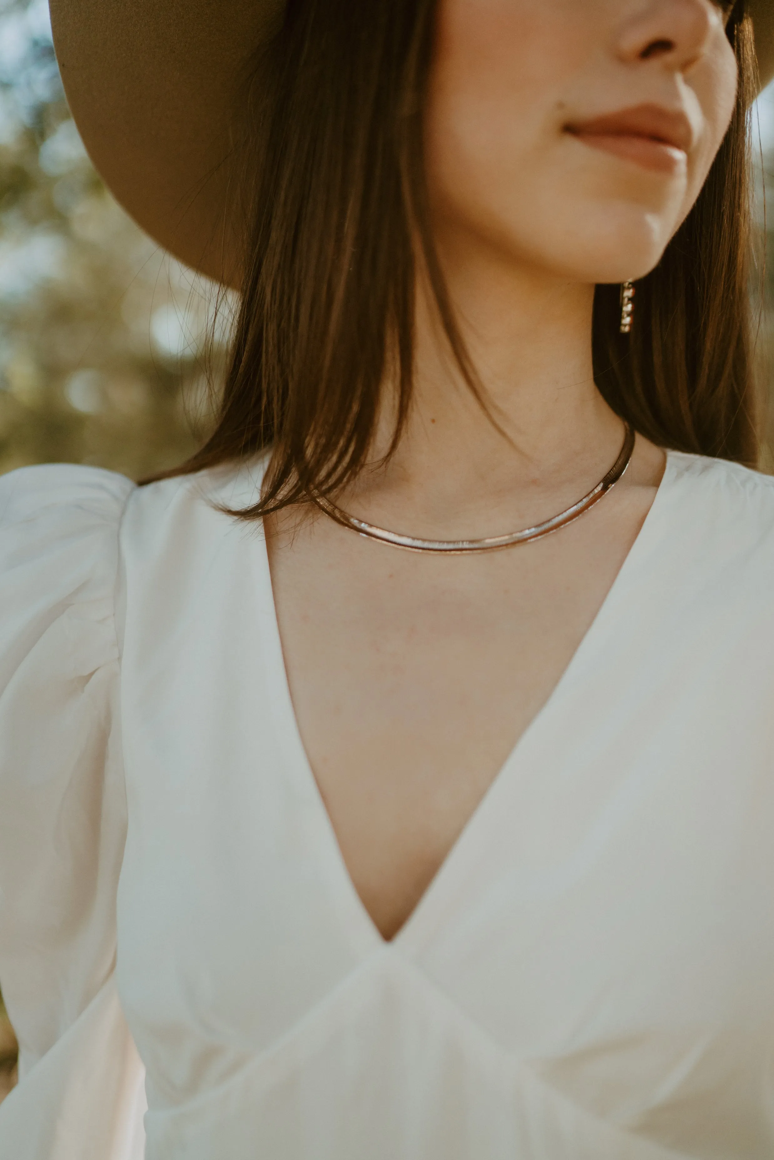 Juney Necklace | Rose Gold sold by Goldie Lew