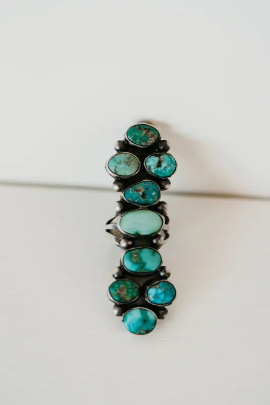 Salome Ring | Turquoise sold by Goldie Lew