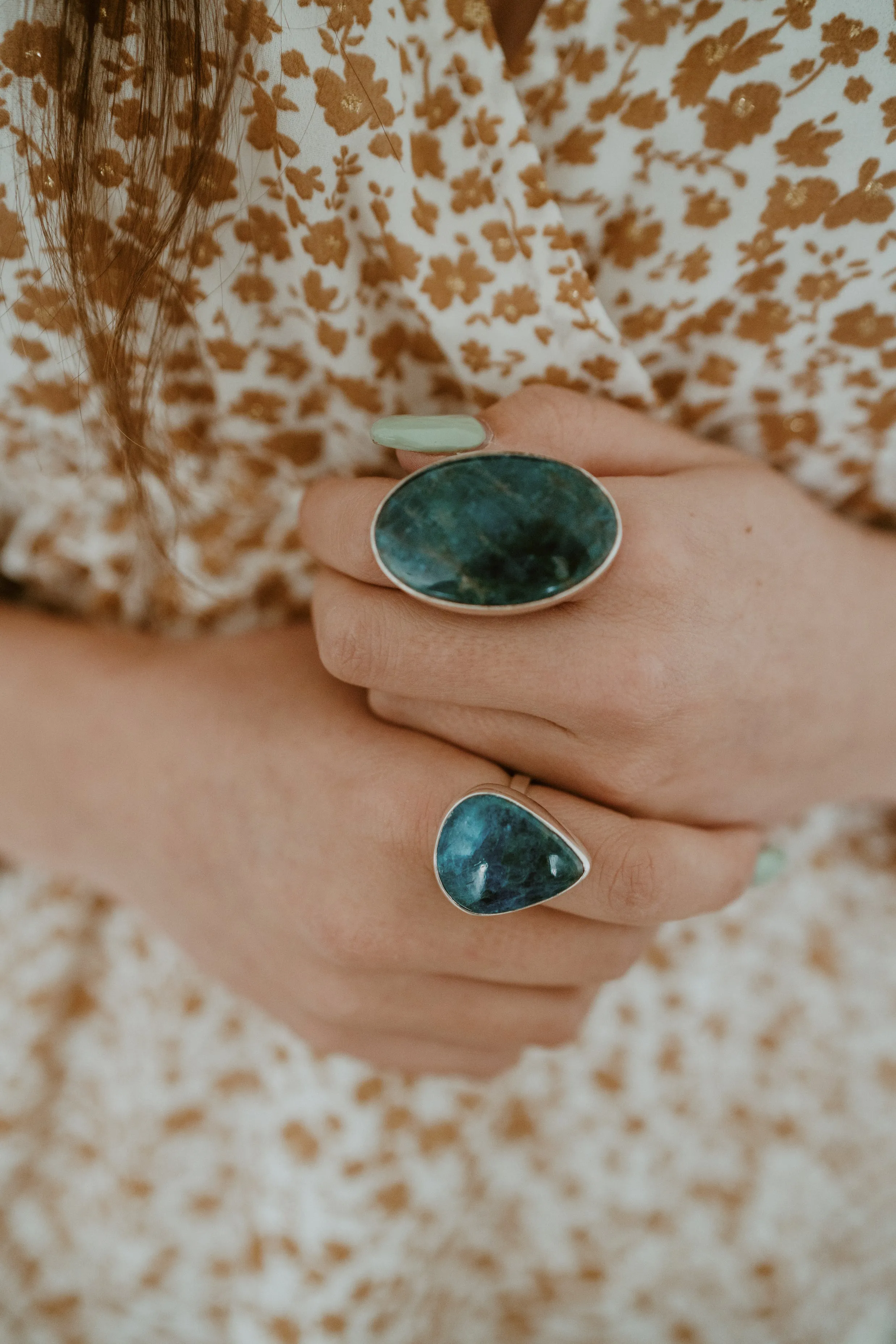 Symone Ring | Apatite sold by Goldie Lew product image thumbnail 5