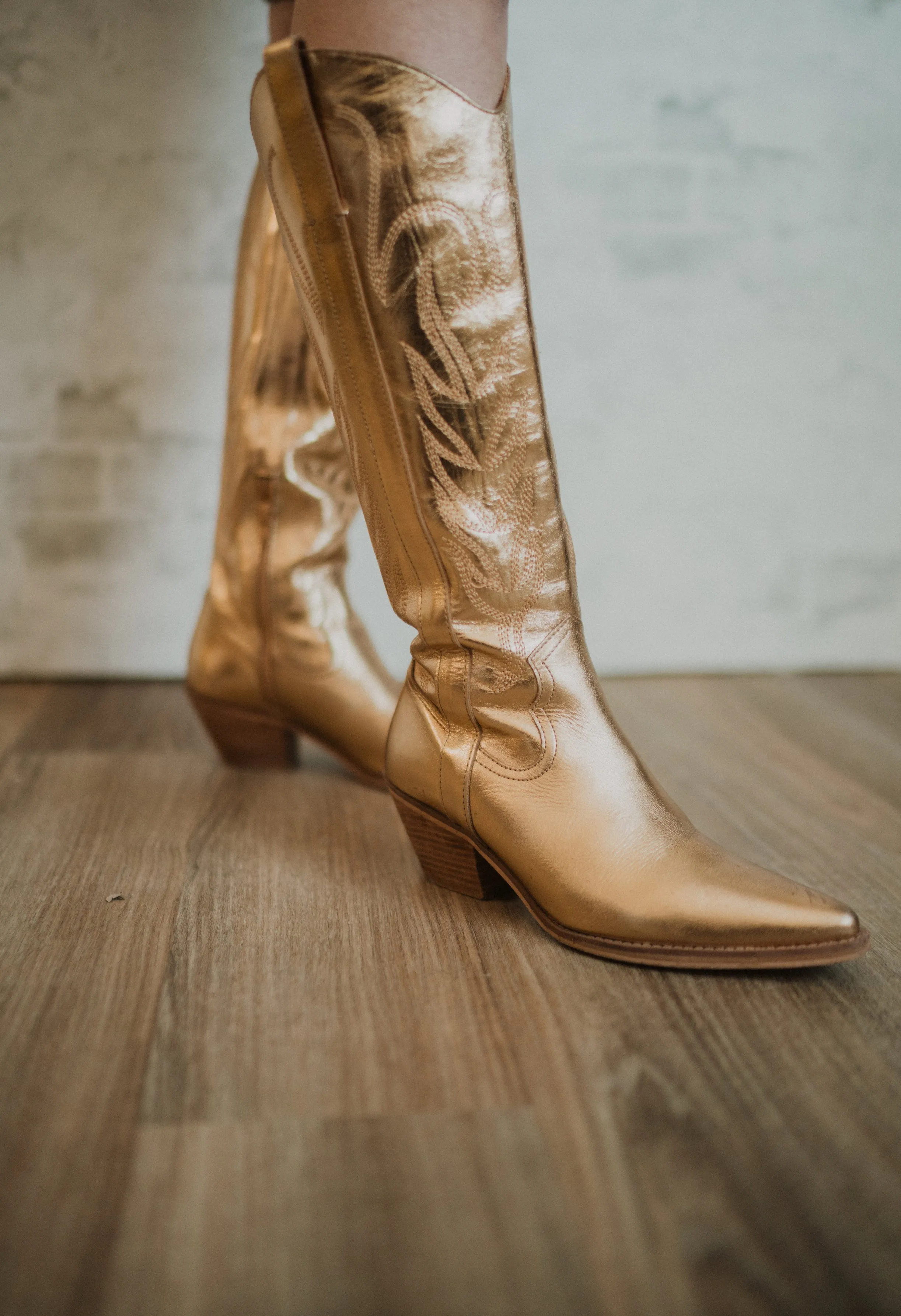 Agency Boots | Gold sold by Goldie Lew