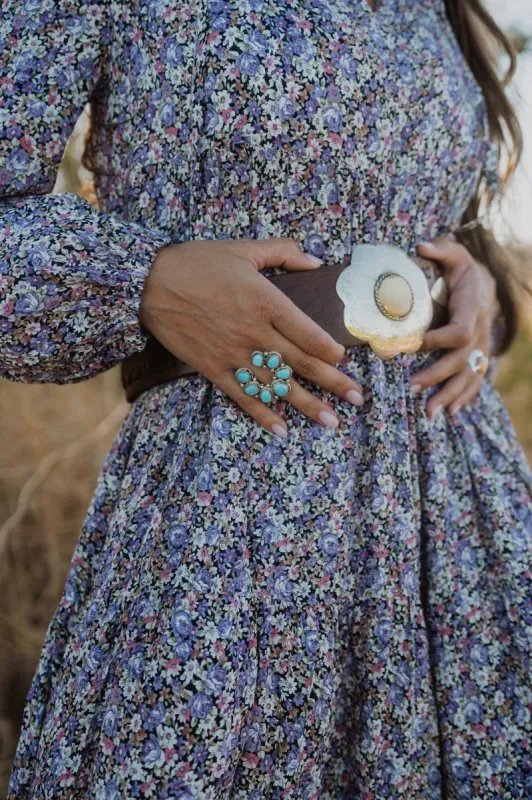 Hannah Ring | Turquoise sold by Goldie Lew