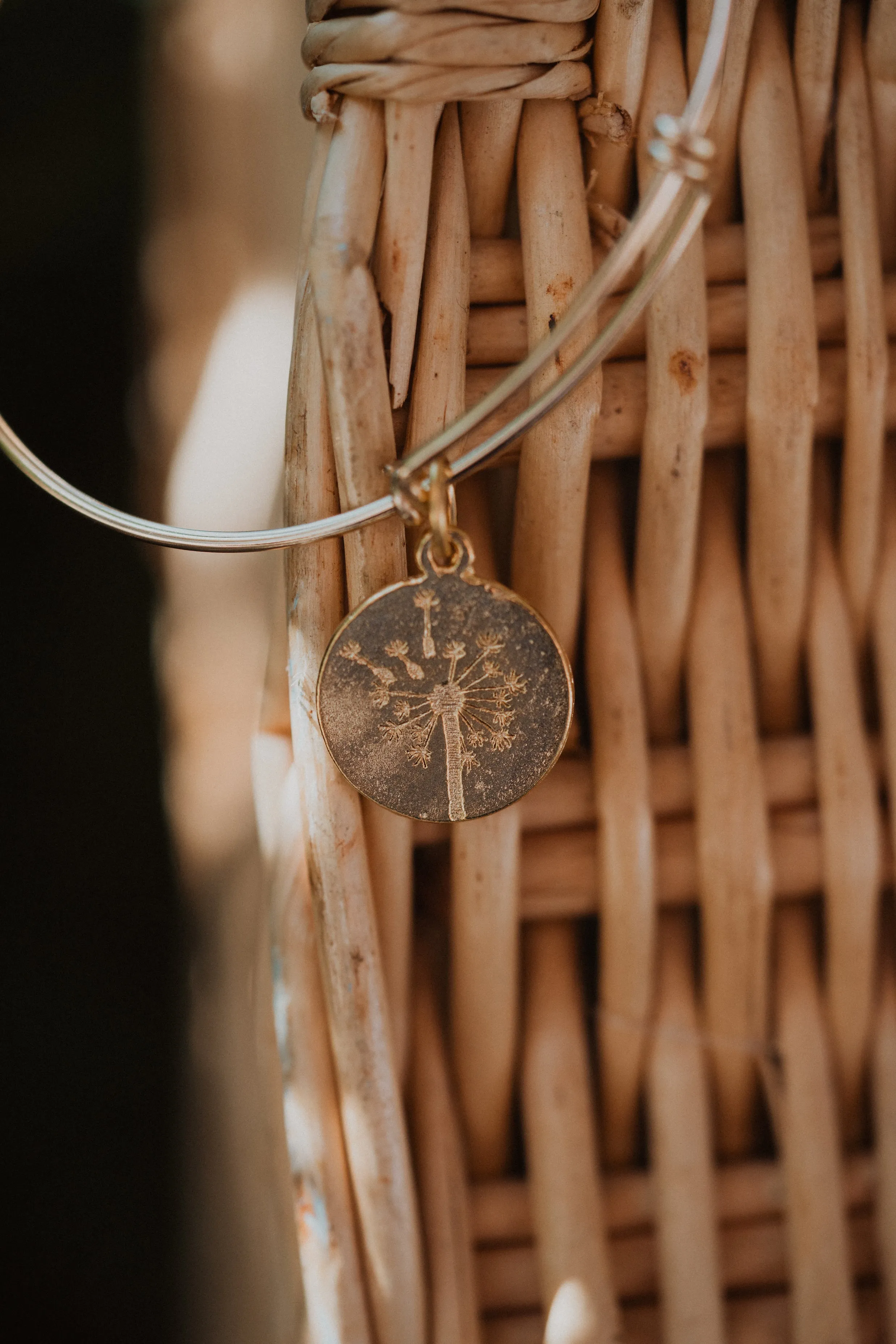 Gold Bracelet | Dandelion Charm sold by Goldie Lew product image thumbnail 2