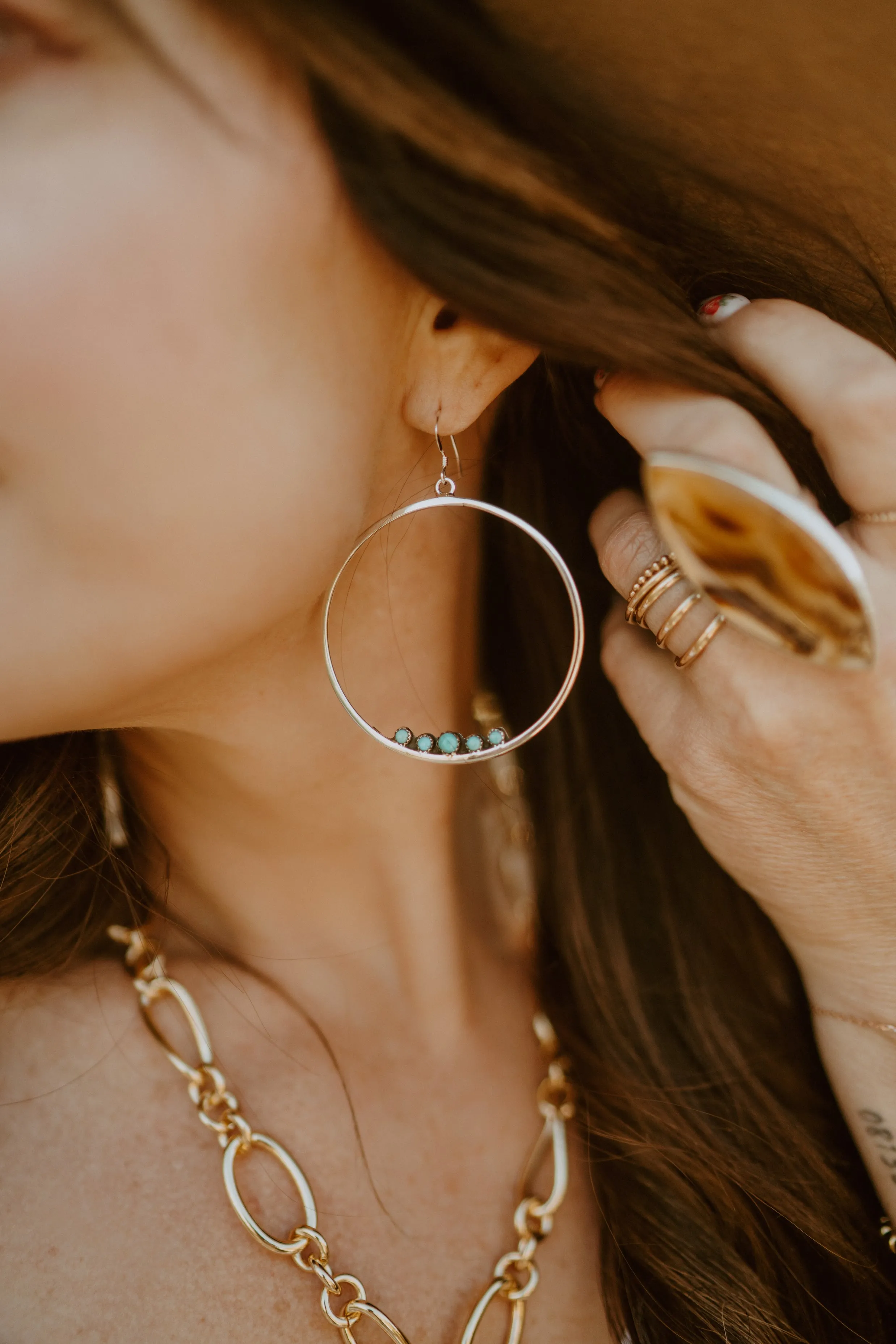 Prudence Hoops sold by Goldie Lew product image thumbnail 2