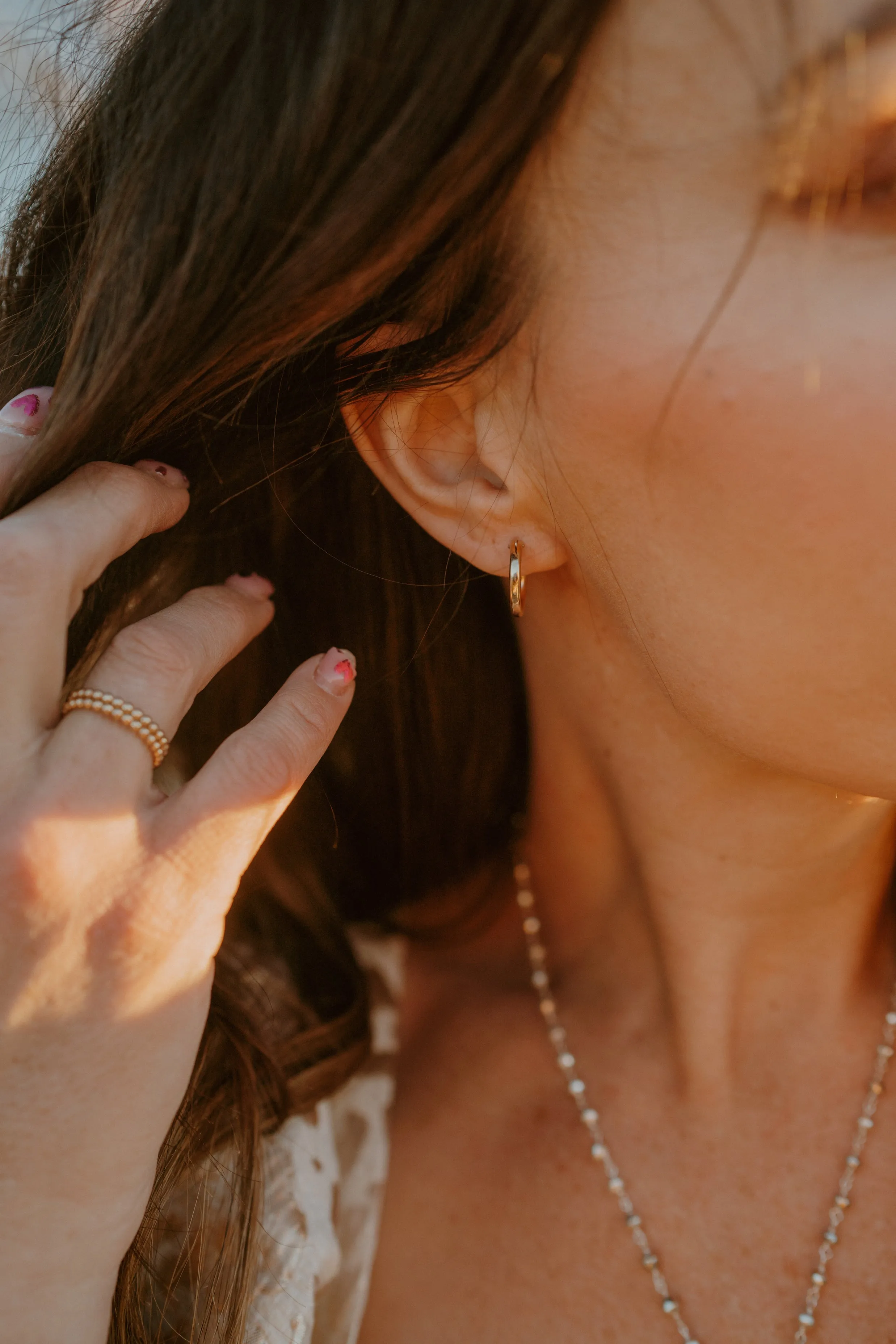 Gold Hoops | XXS sold by Goldie Lew product image thumbnail 2