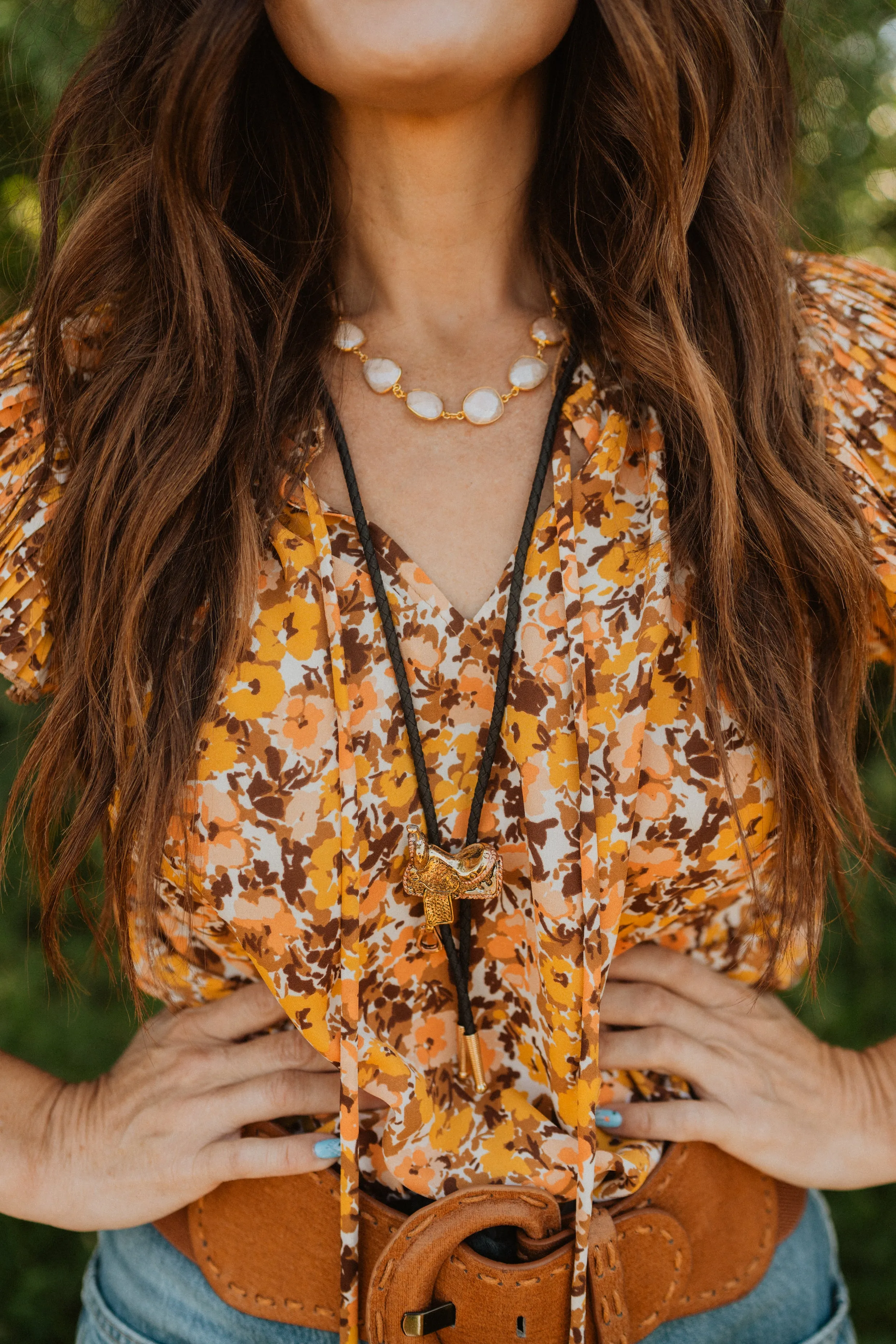 Saddle Bolo Tie sold by Goldie Lew product image thumbnail 2