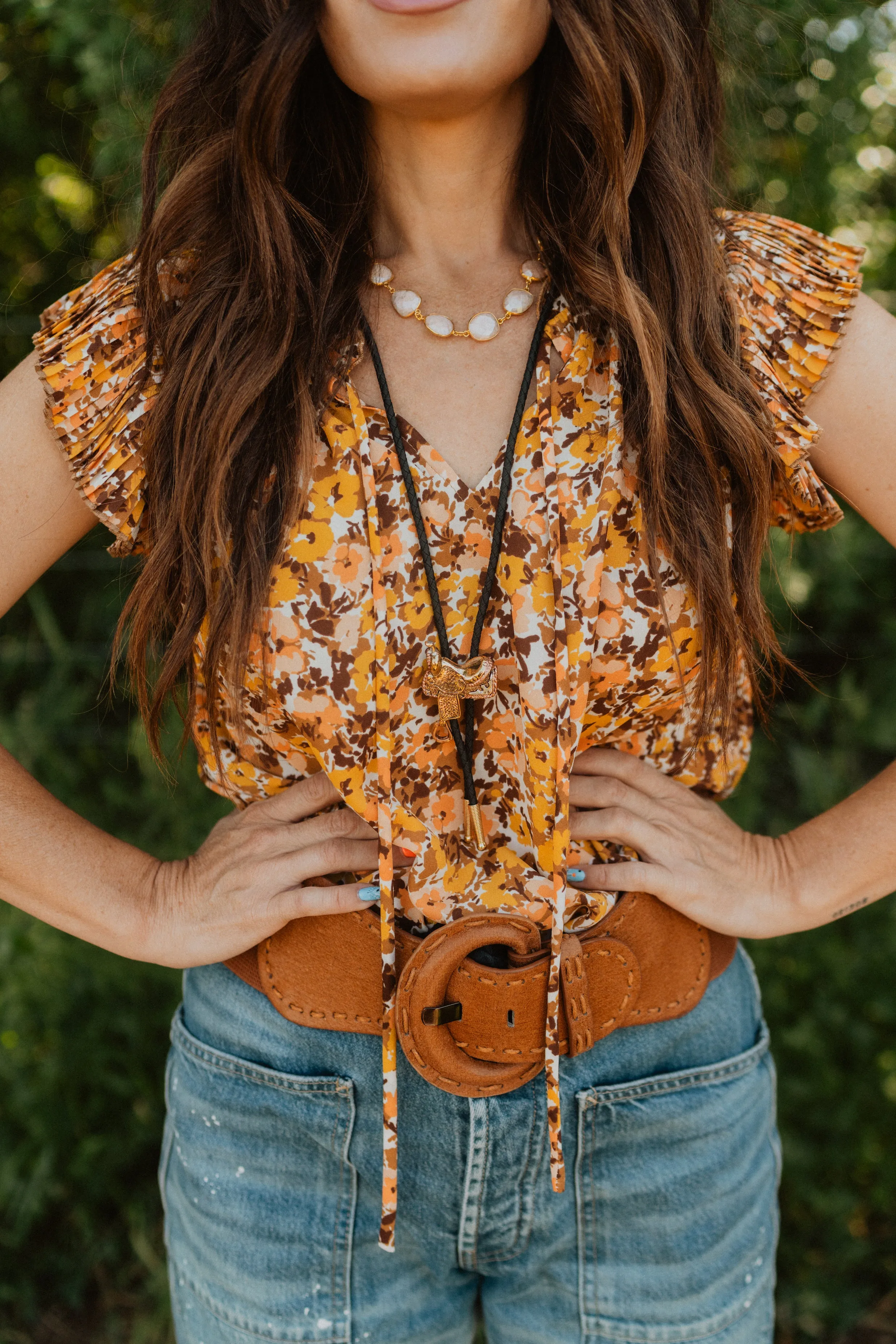 Saddle Bolo Tie sold by Goldie Lew product image thumbnail 3