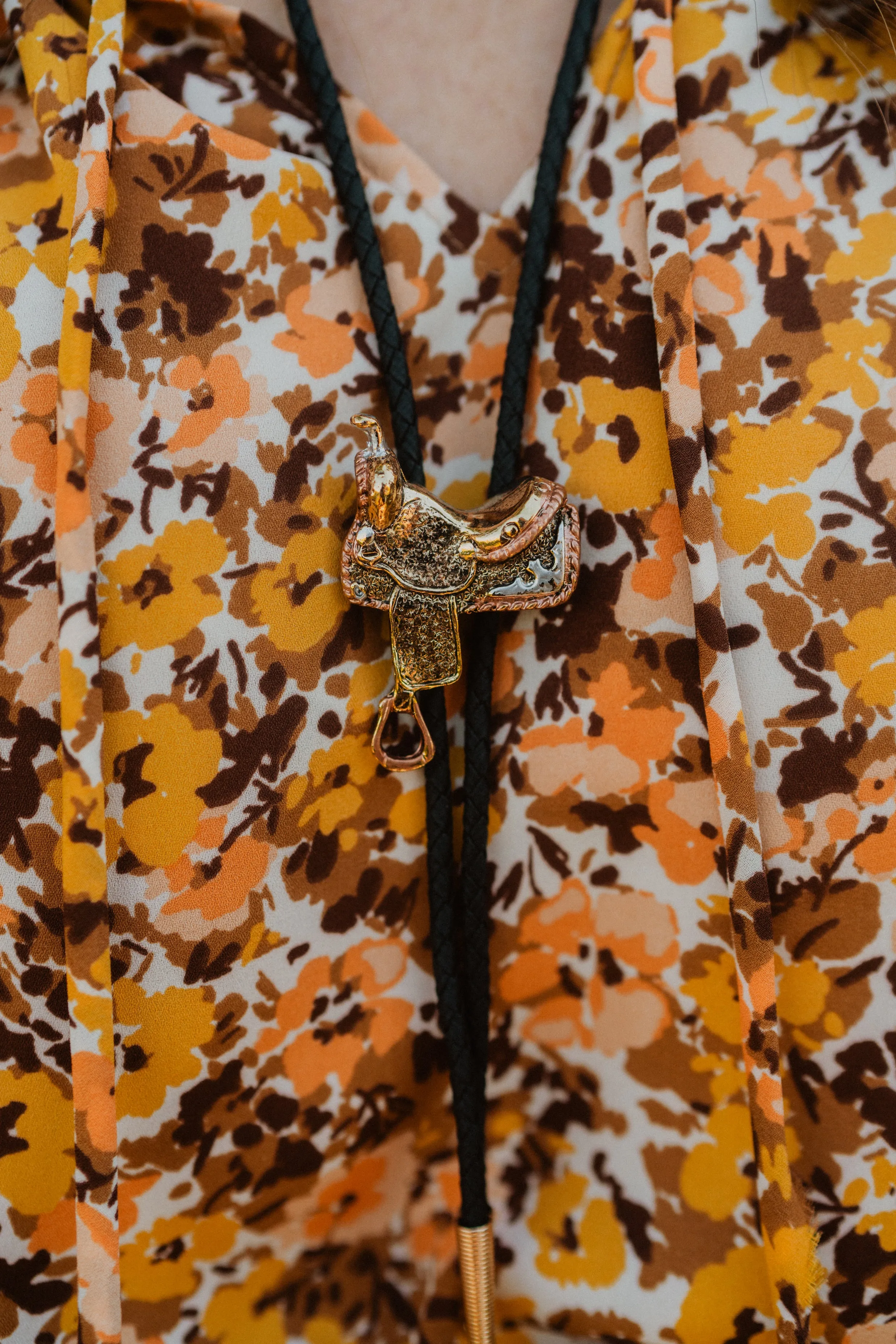 Saddle Bolo Tie sold by Goldie Lew product image thumbnail 4