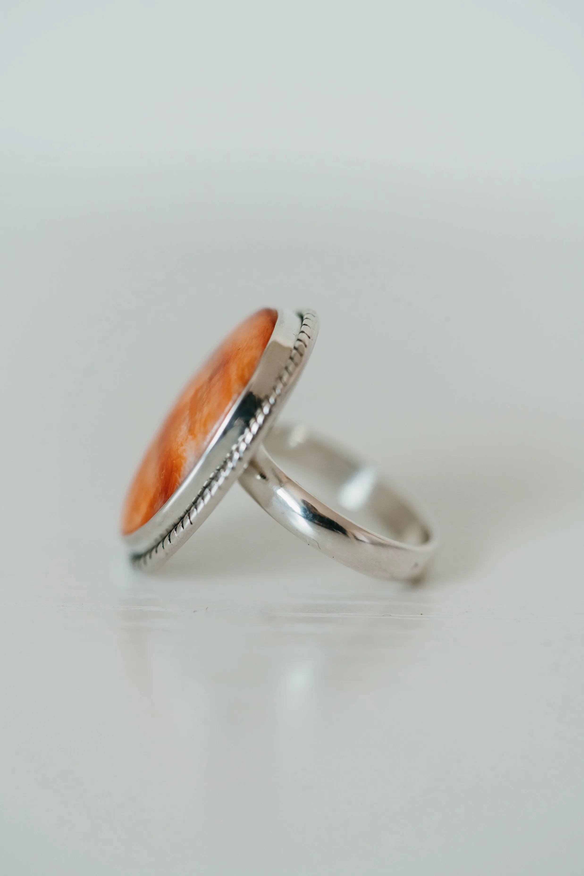 Judy Ring | Spiny Oyster Orange sold by Goldie Lew product image thumbnail 5