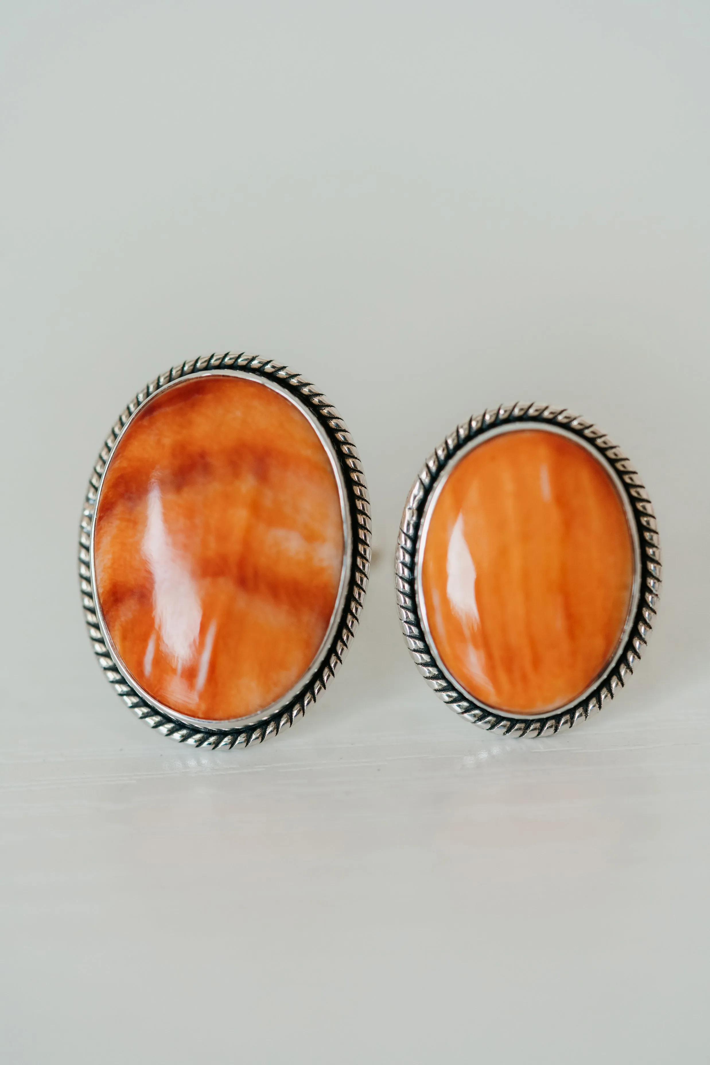 Judy Ring | Spiny Oyster Orange sold by Goldie Lew product image thumbnail 4
