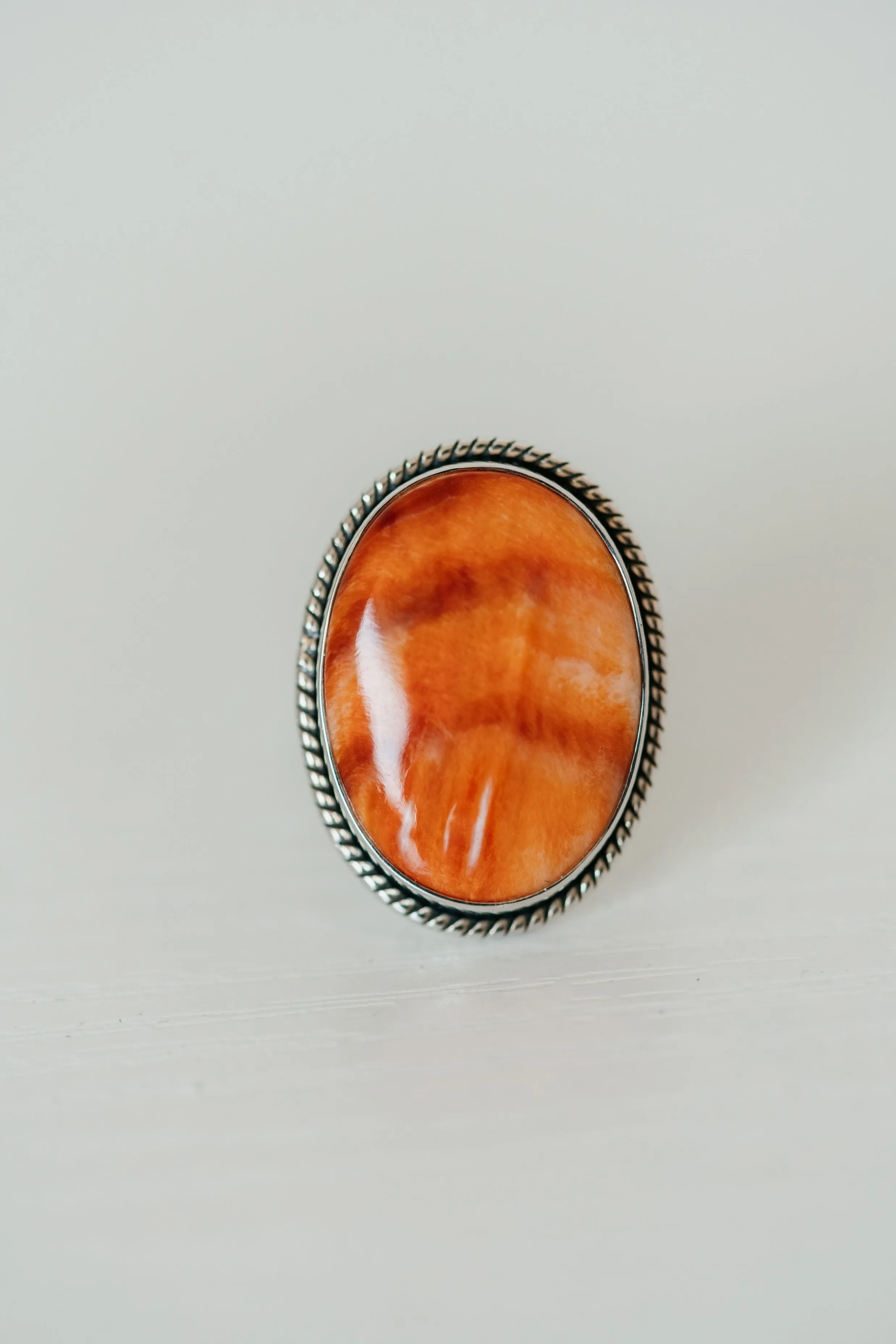 Judy Ring | Spiny Oyster Orange sold by Goldie Lew