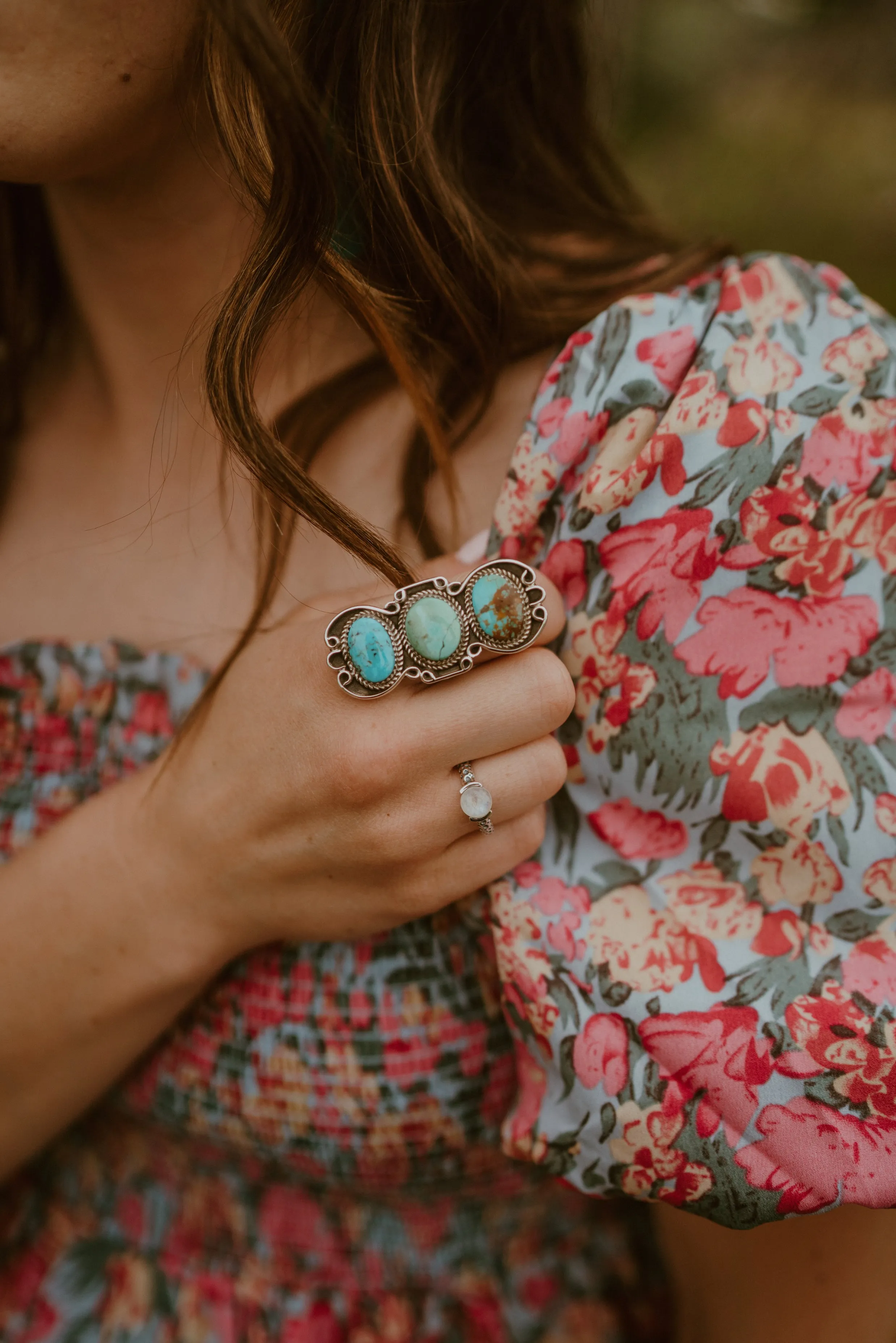 Jude Ring | Rainbow Moonstone - FINAL SALE sold by Goldie Lew product image thumbnail 5