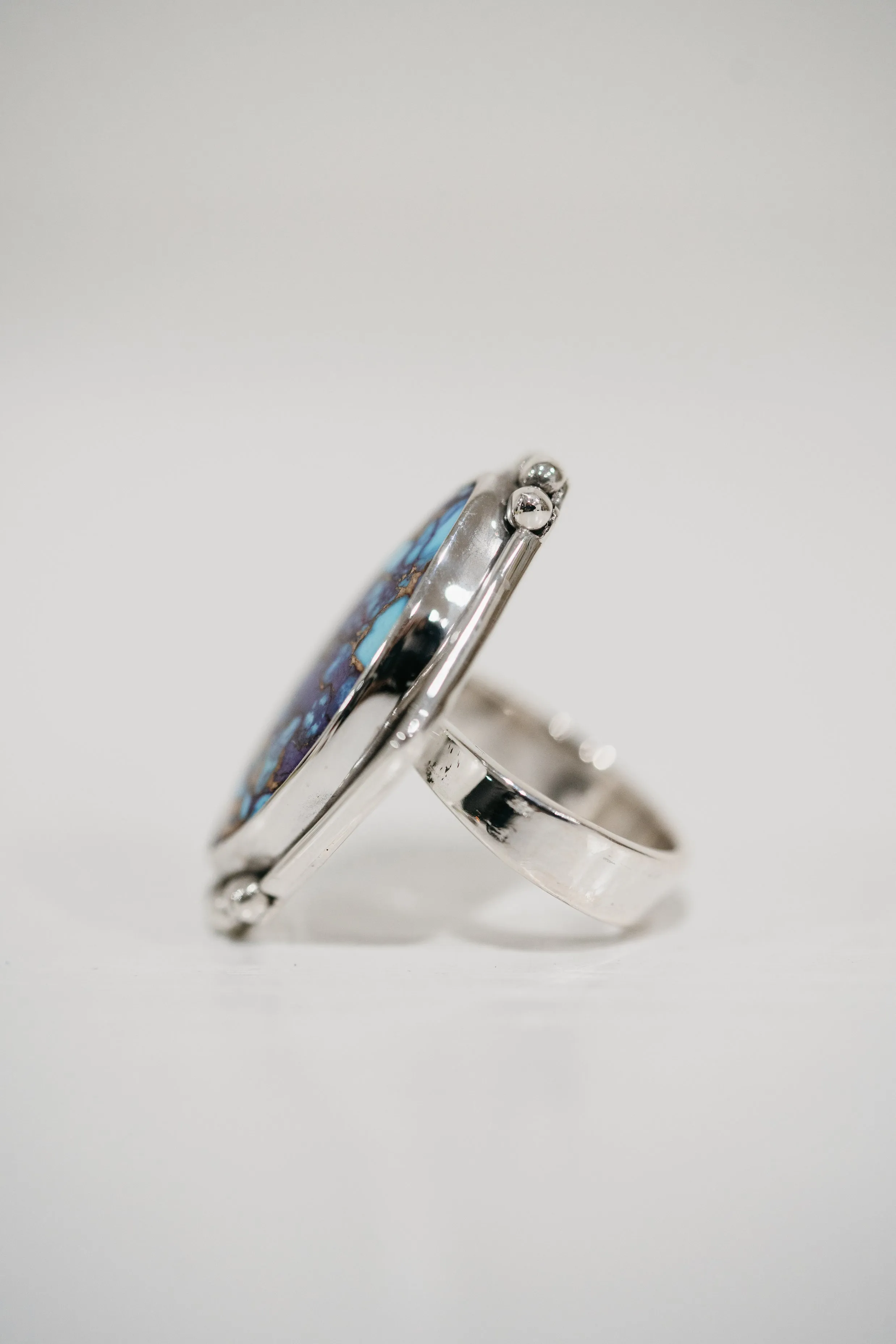 Jenni Kait Ring | Purple Turquoise sold by Goldie Lew product image thumbnail 4