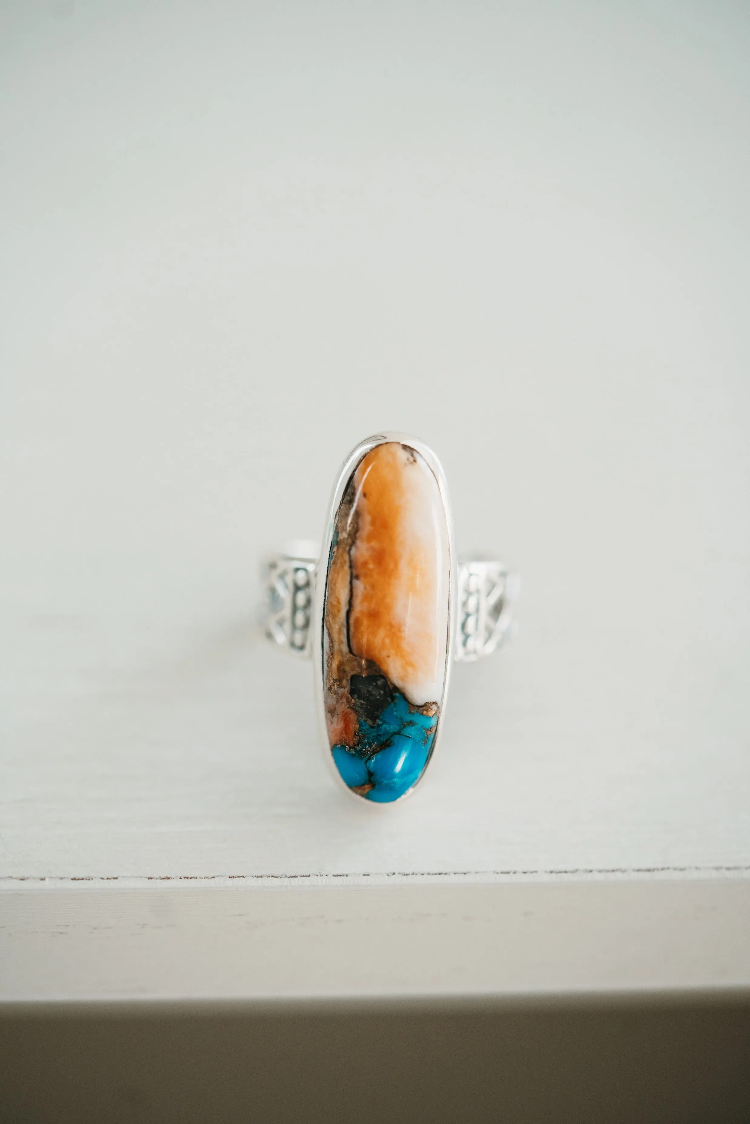 Lessie Ring | Spiny Turquoise sold by Goldie Lew