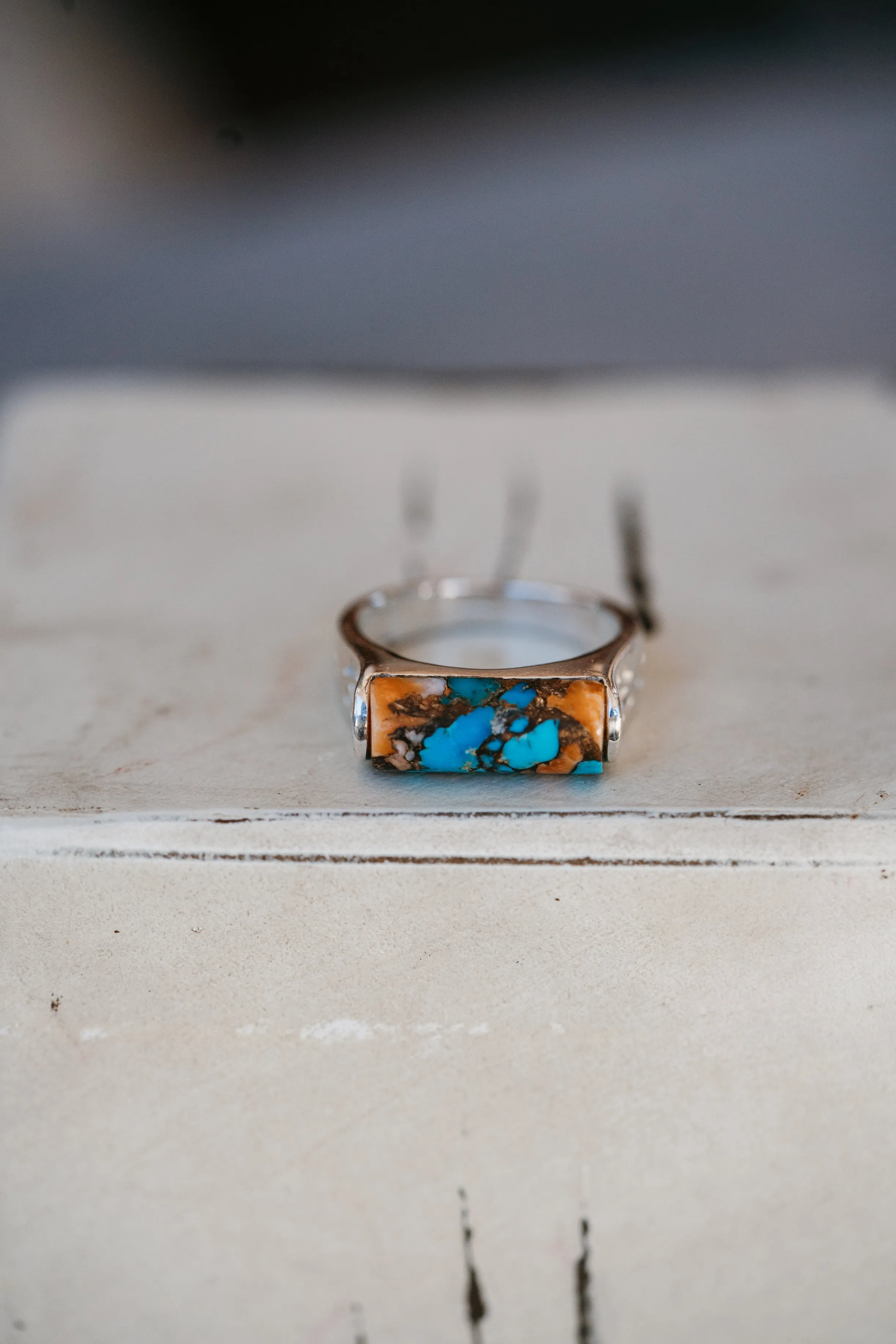 Joey Ring | Spiny Turquoise sold by Goldie Lew
