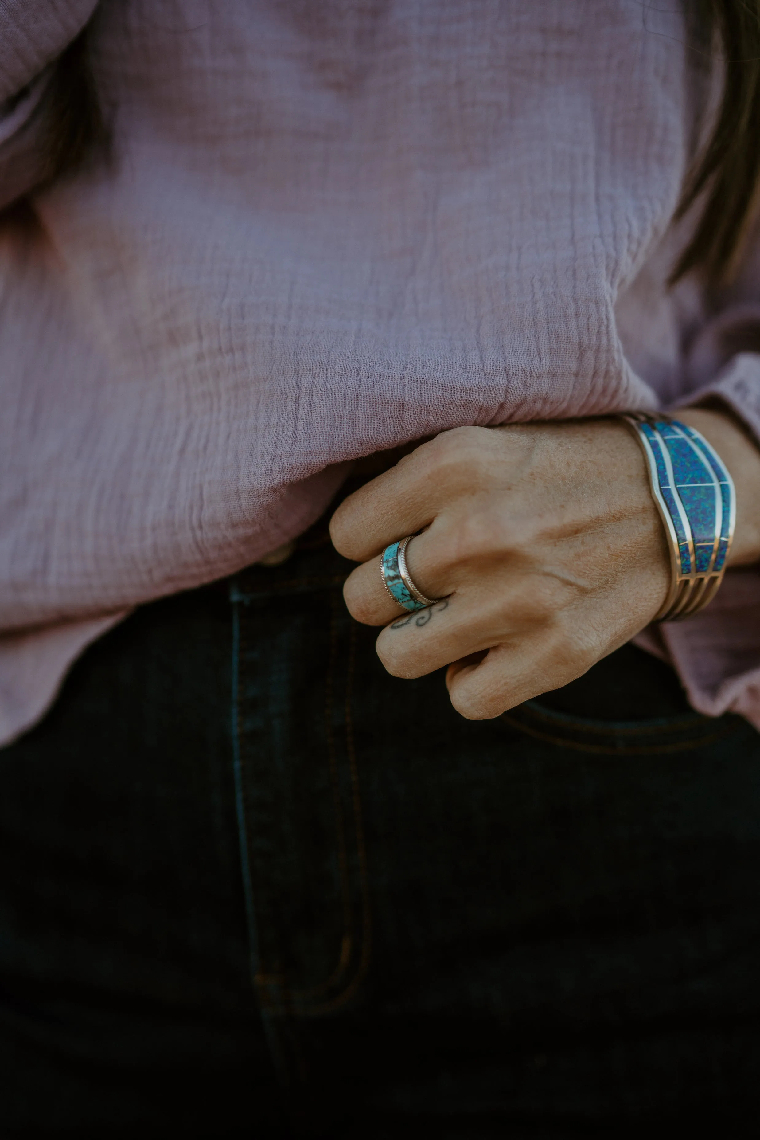 Kai Ring | Turquoise sold by Goldie Lew product image thumbnail 3