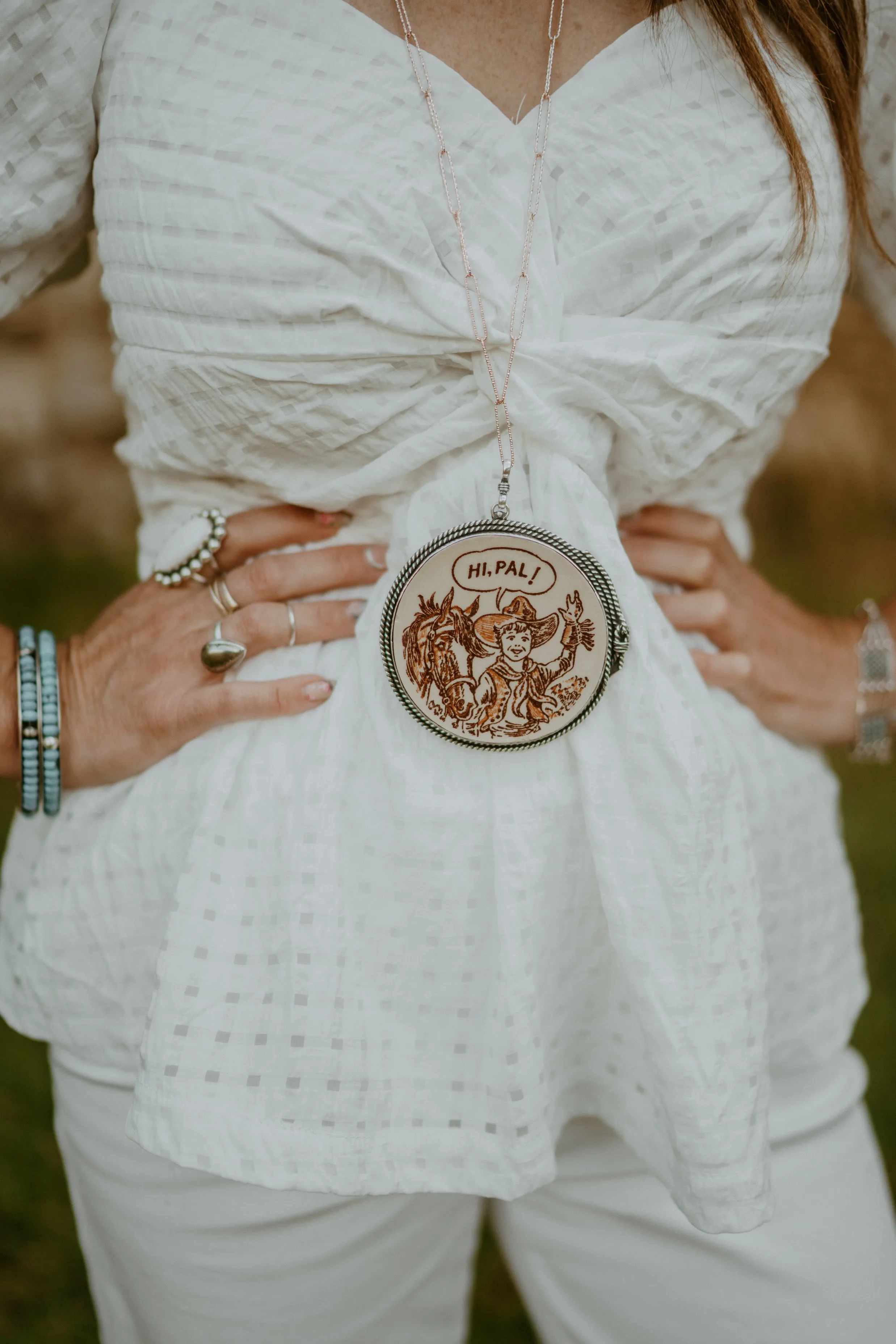 Hi Pal Necklace sold by Goldie Lew product image thumbnail 3