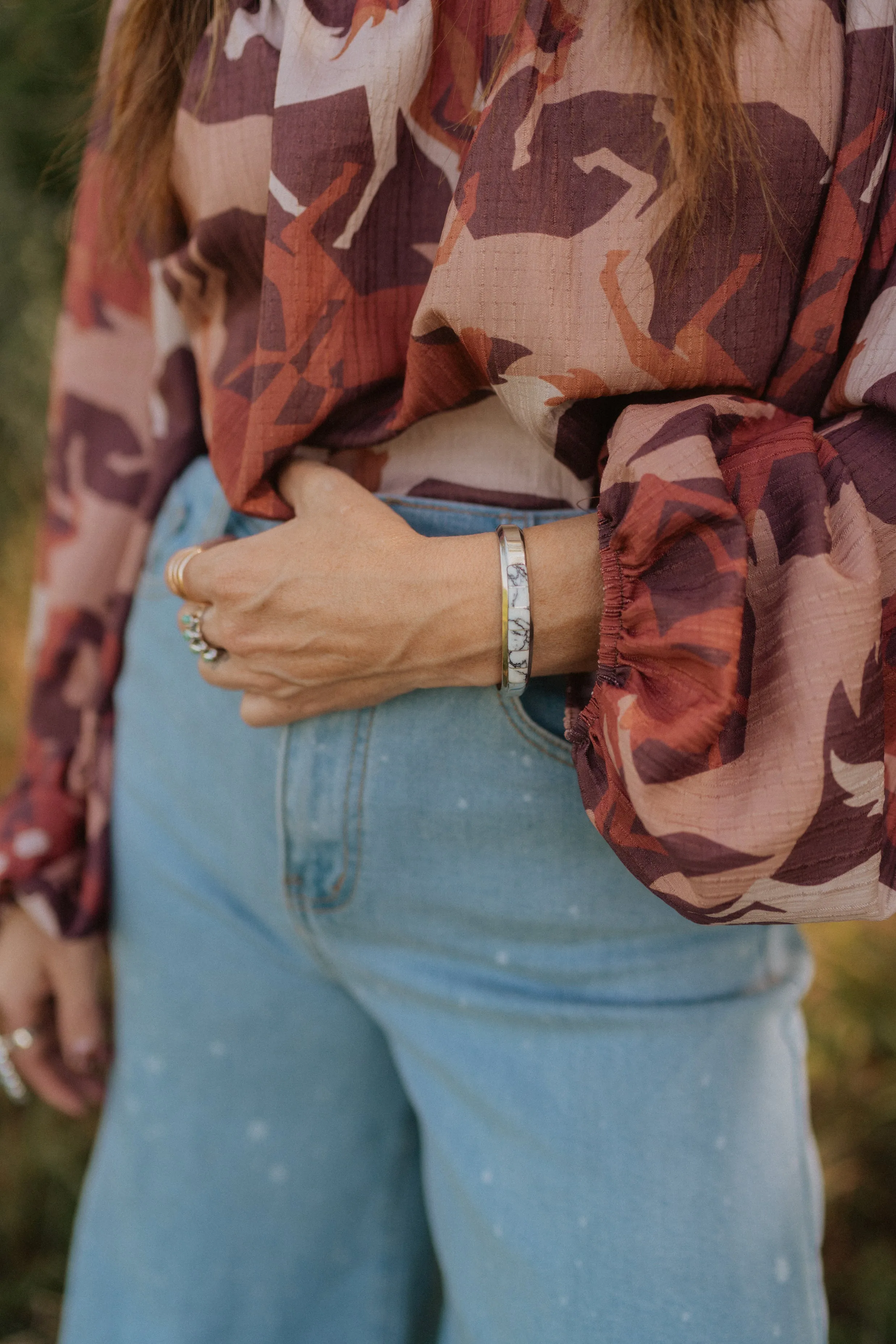 Jenkins Cuff | White Buffalo sold by Goldie Lew
