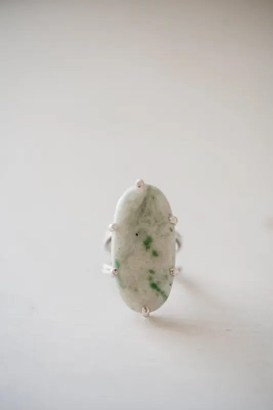 Lynn Ring | Glacier Green sold by Goldie Lew