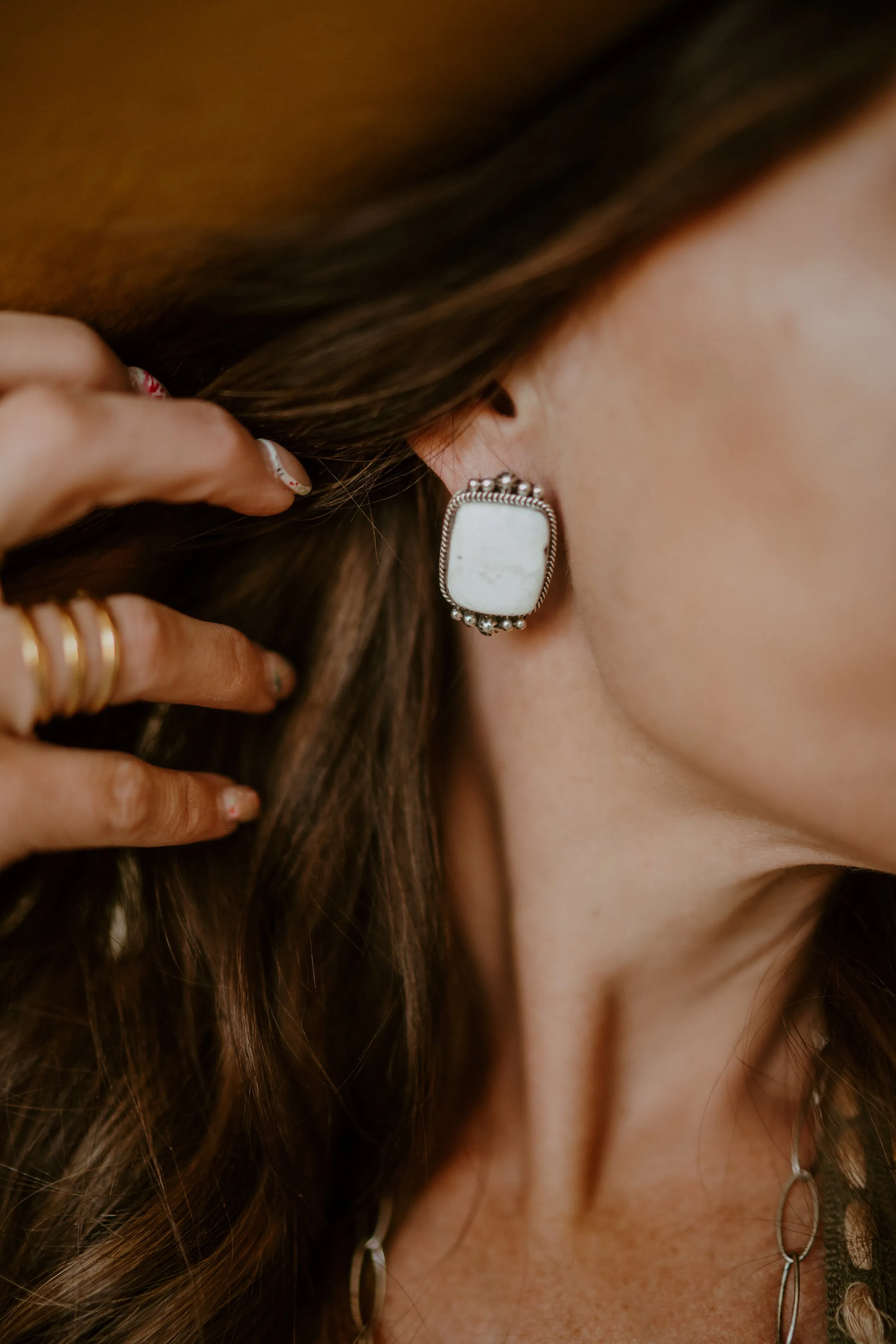 Darian Earrings sold by Goldie Lew product image thumbnail 3