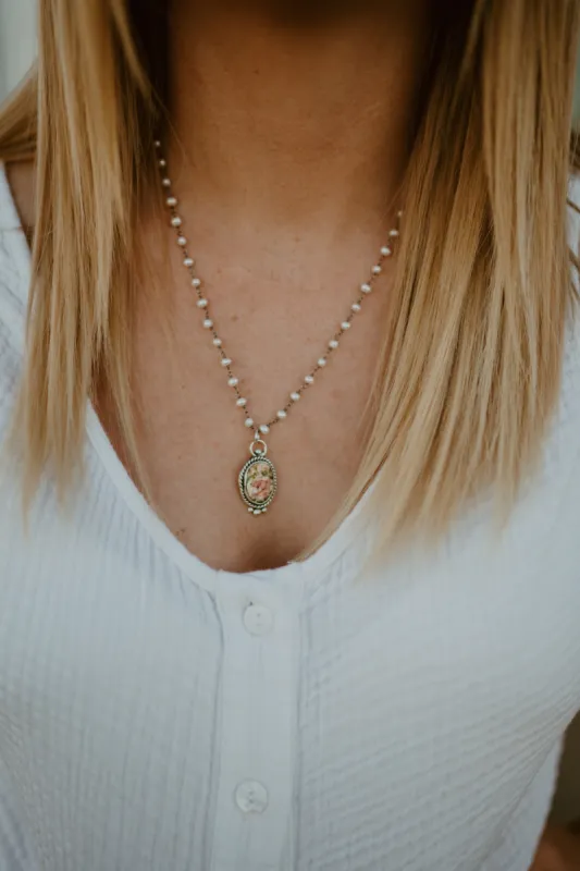 Florencia Necklace | Yellow sold by Goldie Lew