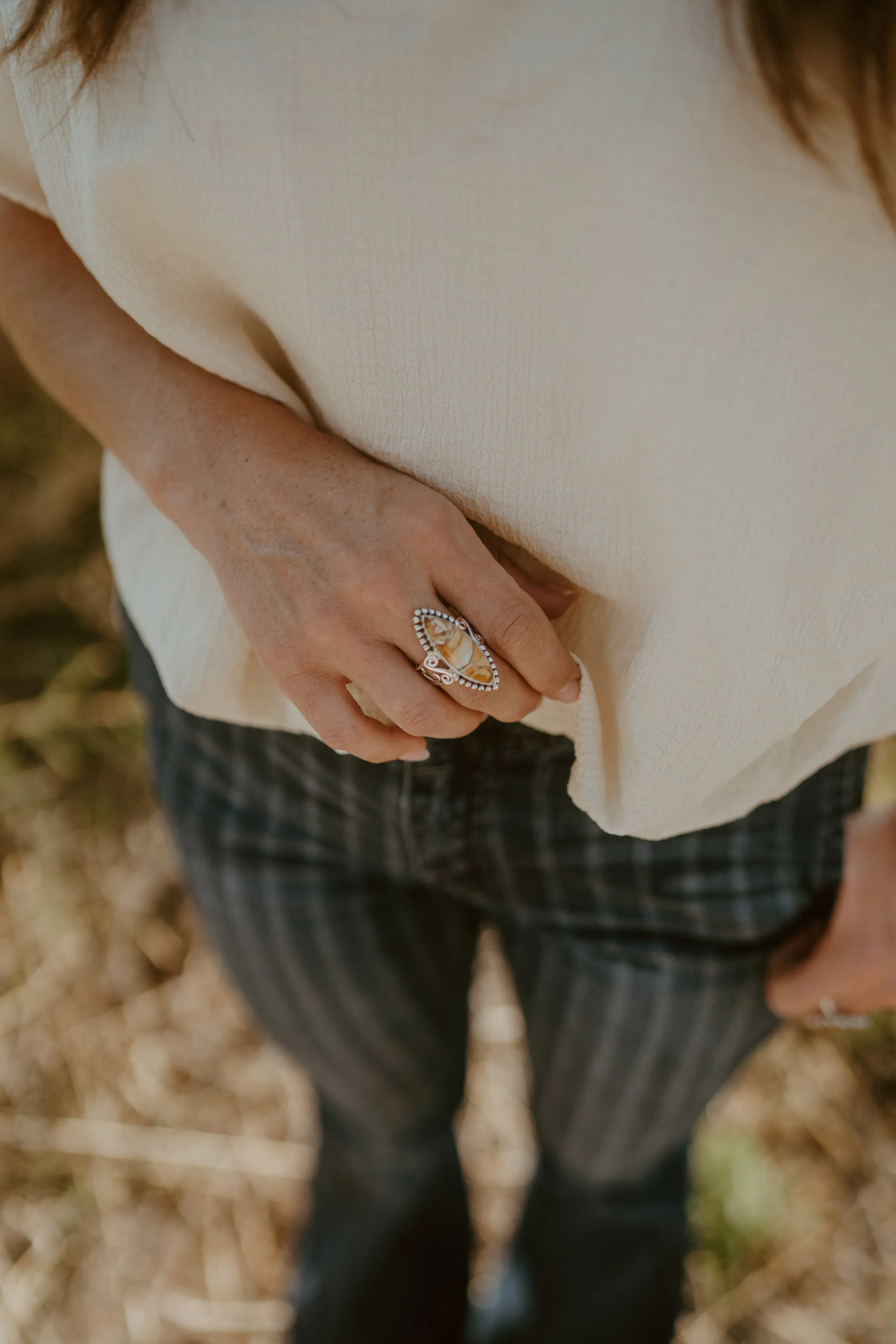 Baylee Ring | Brecciated Mookaite sold by Goldie Lew product image thumbnail 4