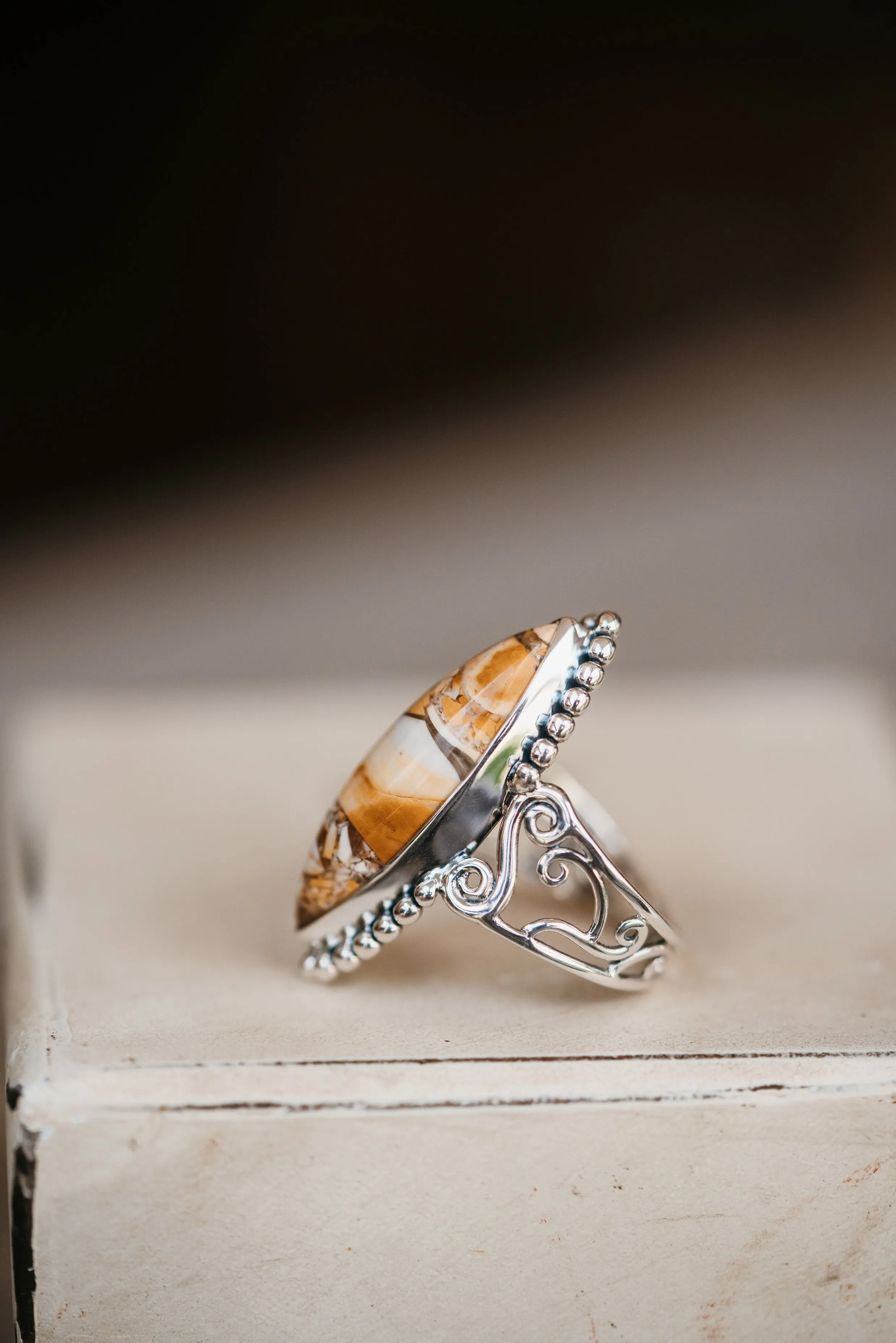 Baylee Ring | Brecciated Mookaite sold by Goldie Lew product image thumbnail 3