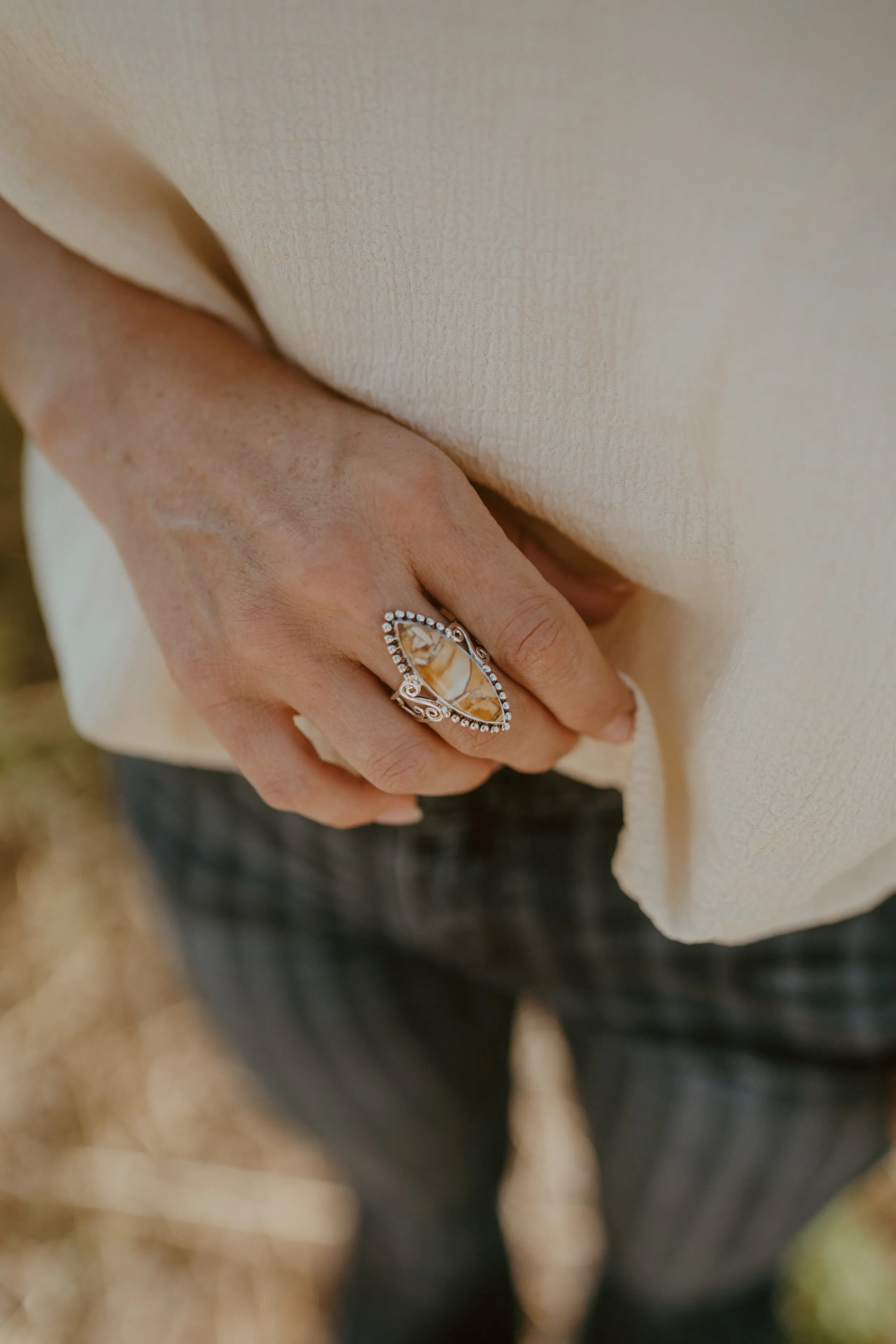 Baylee Ring | Brecciated Mookaite sold by Goldie Lew product image thumbnail 5