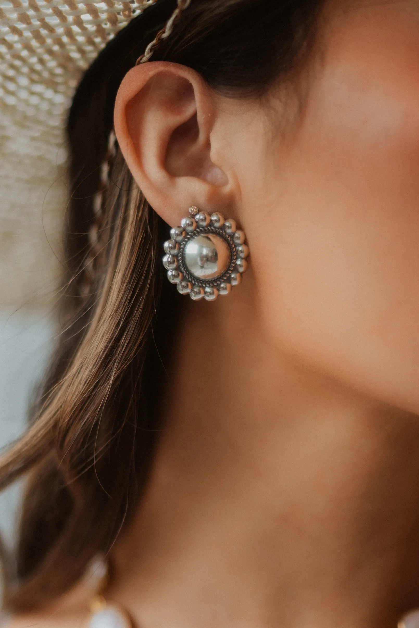 Bianca Earrings | Large sold by Goldie Lew product image thumbnail 2