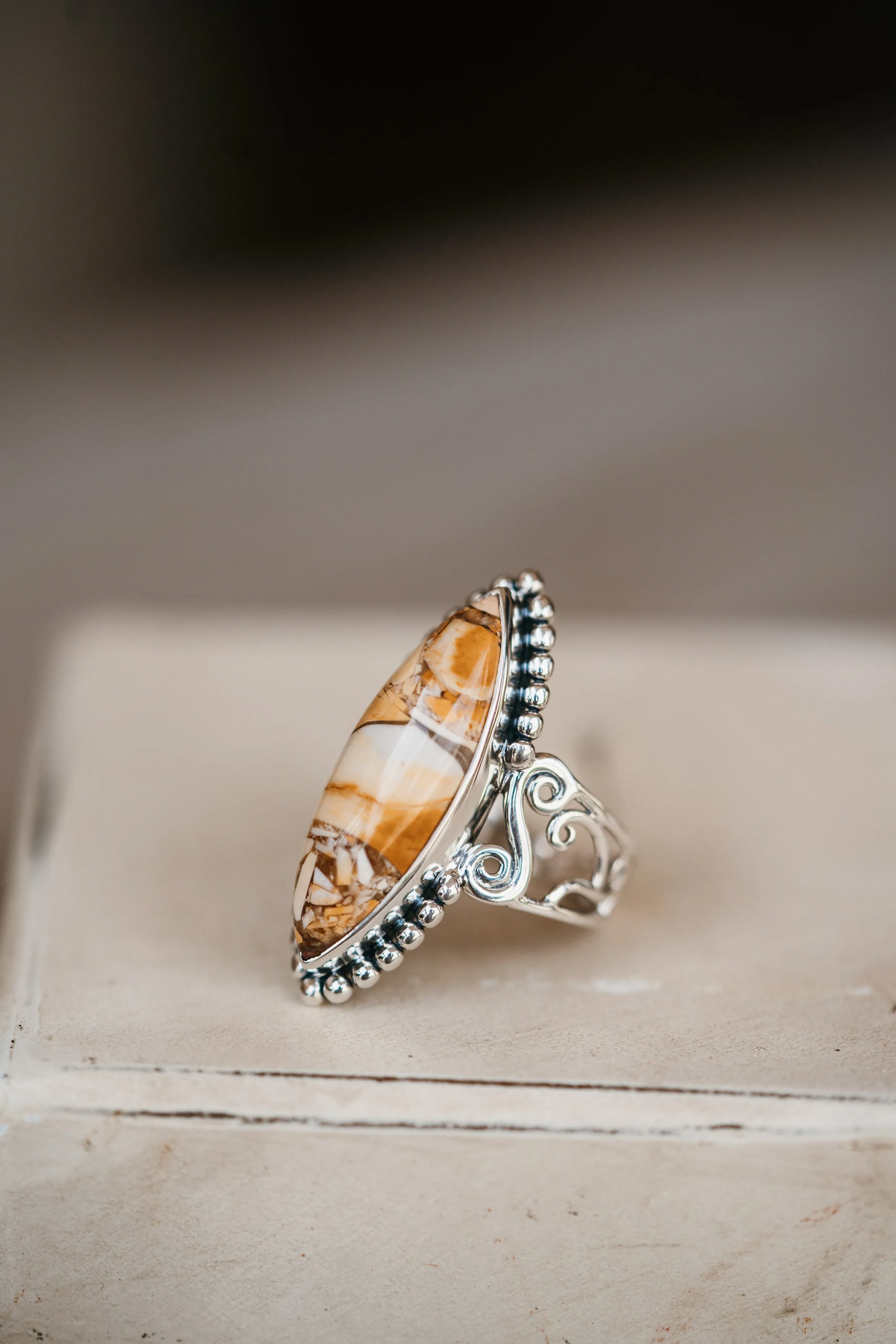 Baylee Ring | Brecciated Mookaite sold by Goldie Lew product image thumbnail 2