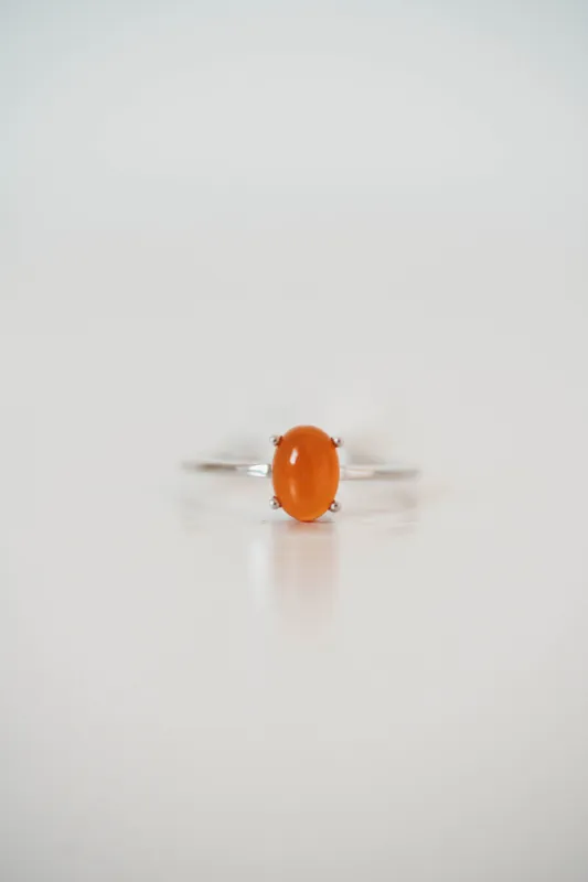 Shasta Ring | Carnelian sold by Goldie Lew