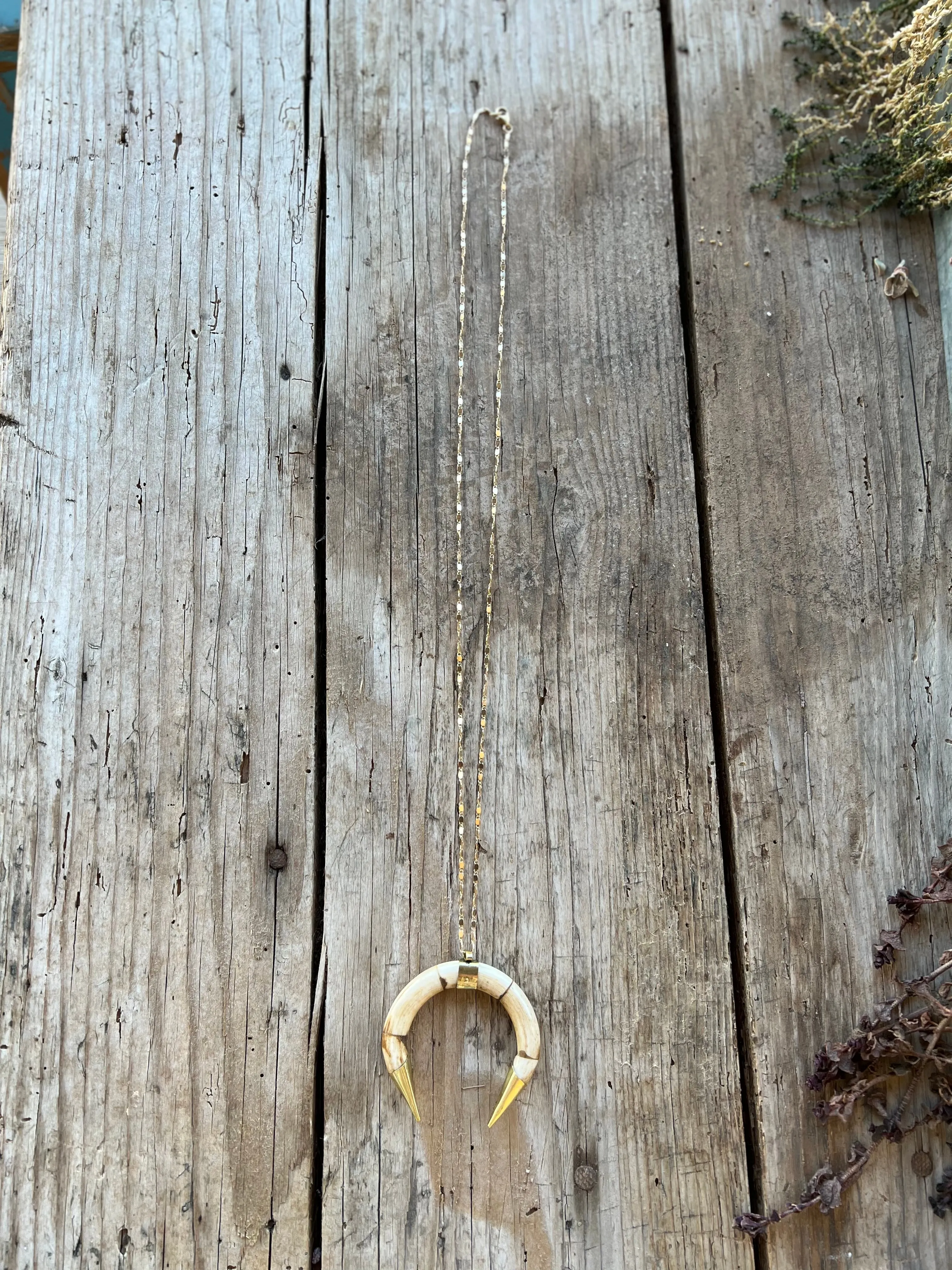 Brixton Crescent Necklace sold by Goldie Lew product image thumbnail 2