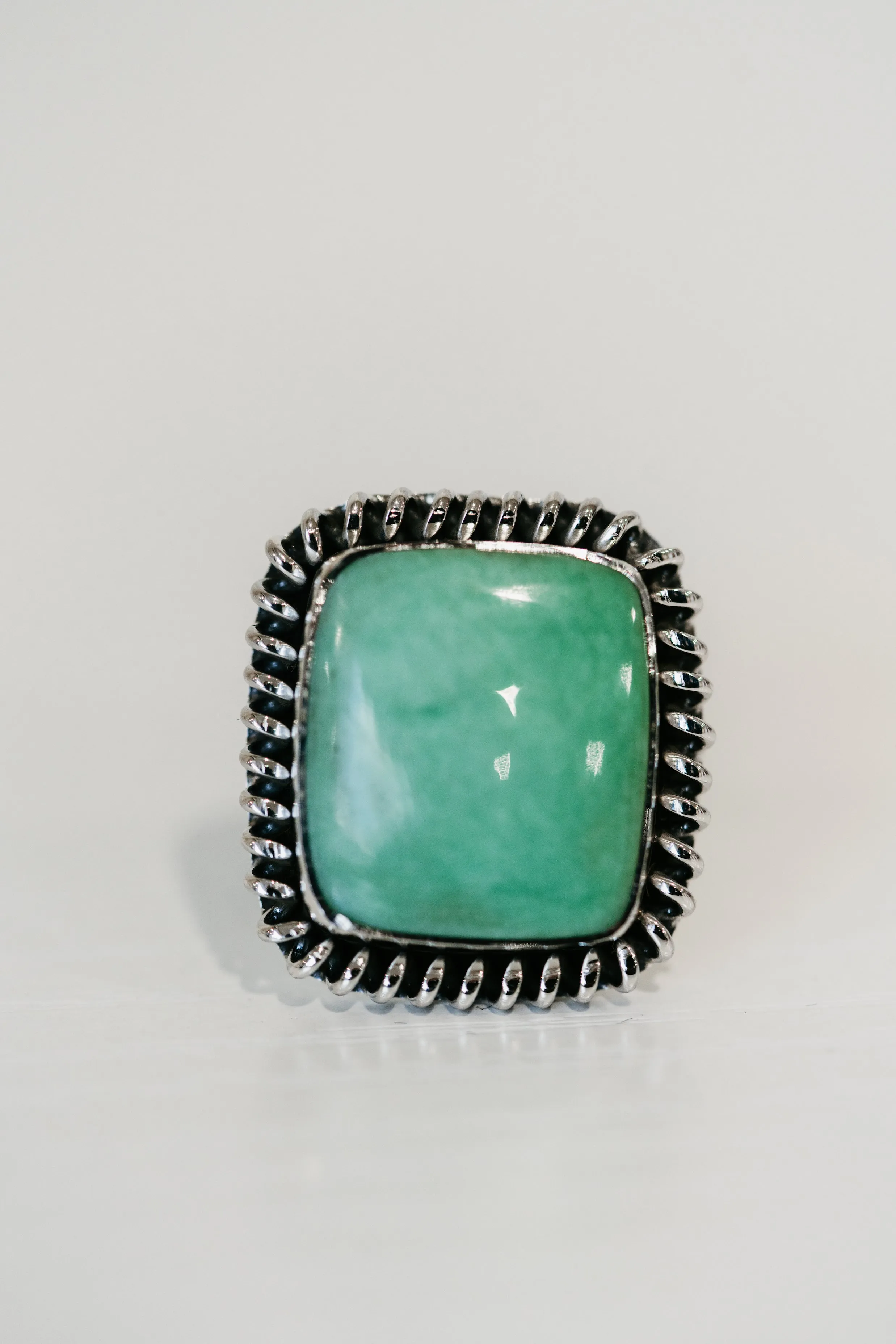 Pandora Ring | Variscite sold by Goldie Lew product image thumbnail 5