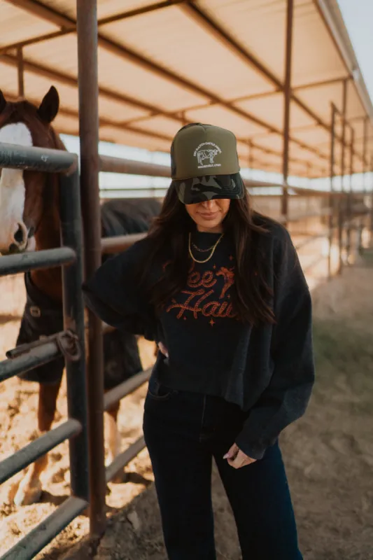 Dry Gultch Cattle Trucker Hat sold by Goldie Lew