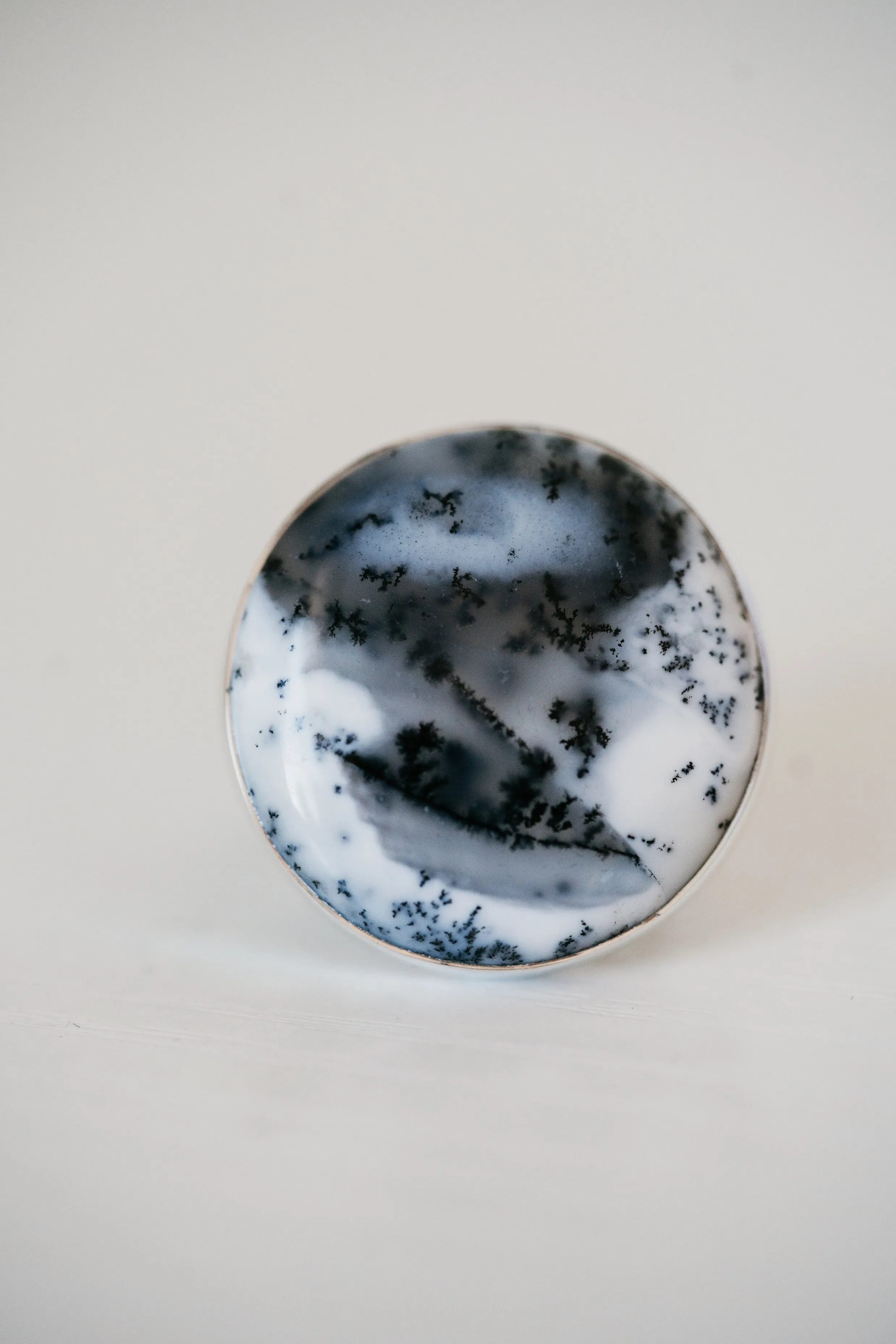 Spotty Ring | Dendritic Opal sold by Goldie Lew product image thumbnail 3