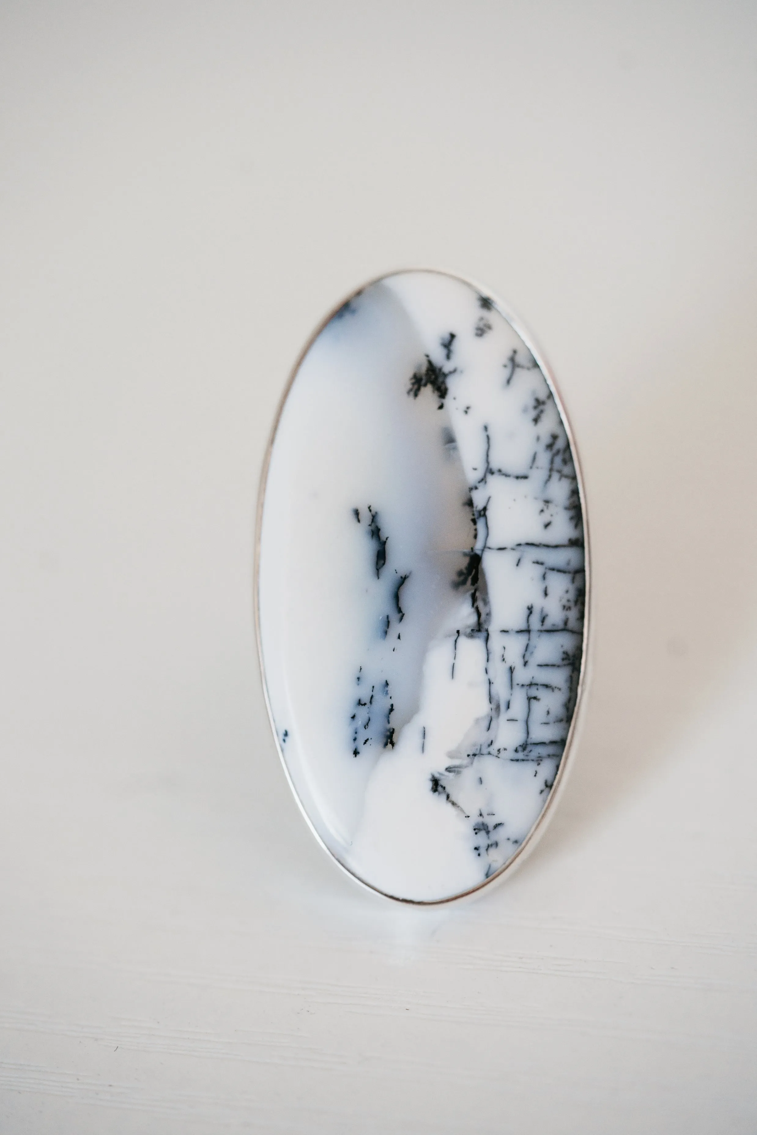 Spotty Ring | Dendritic Opal sold by Goldie Lew product image thumbnail 5