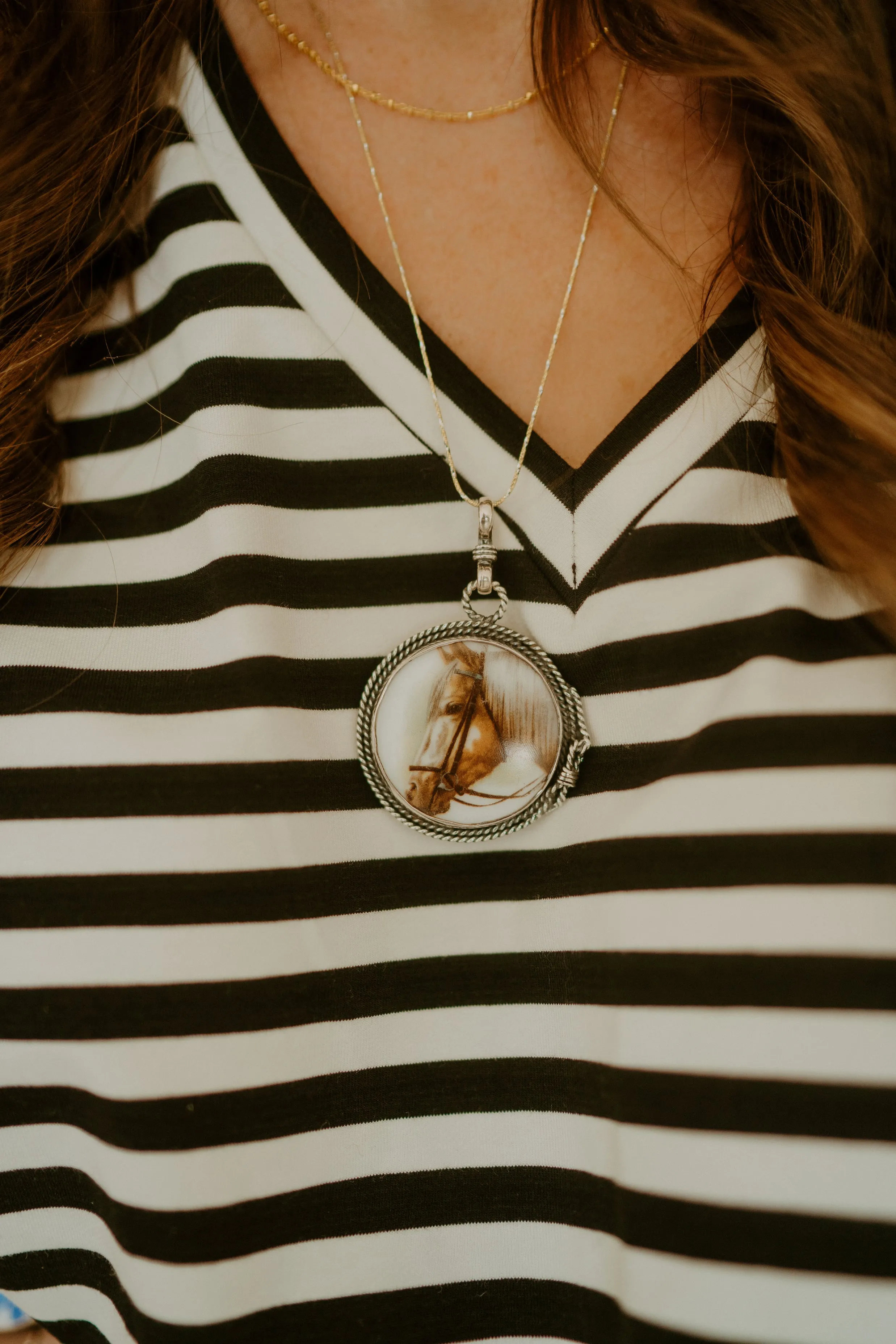 Golden Pony Necklace sold by Goldie Lew product image thumbnail 3
