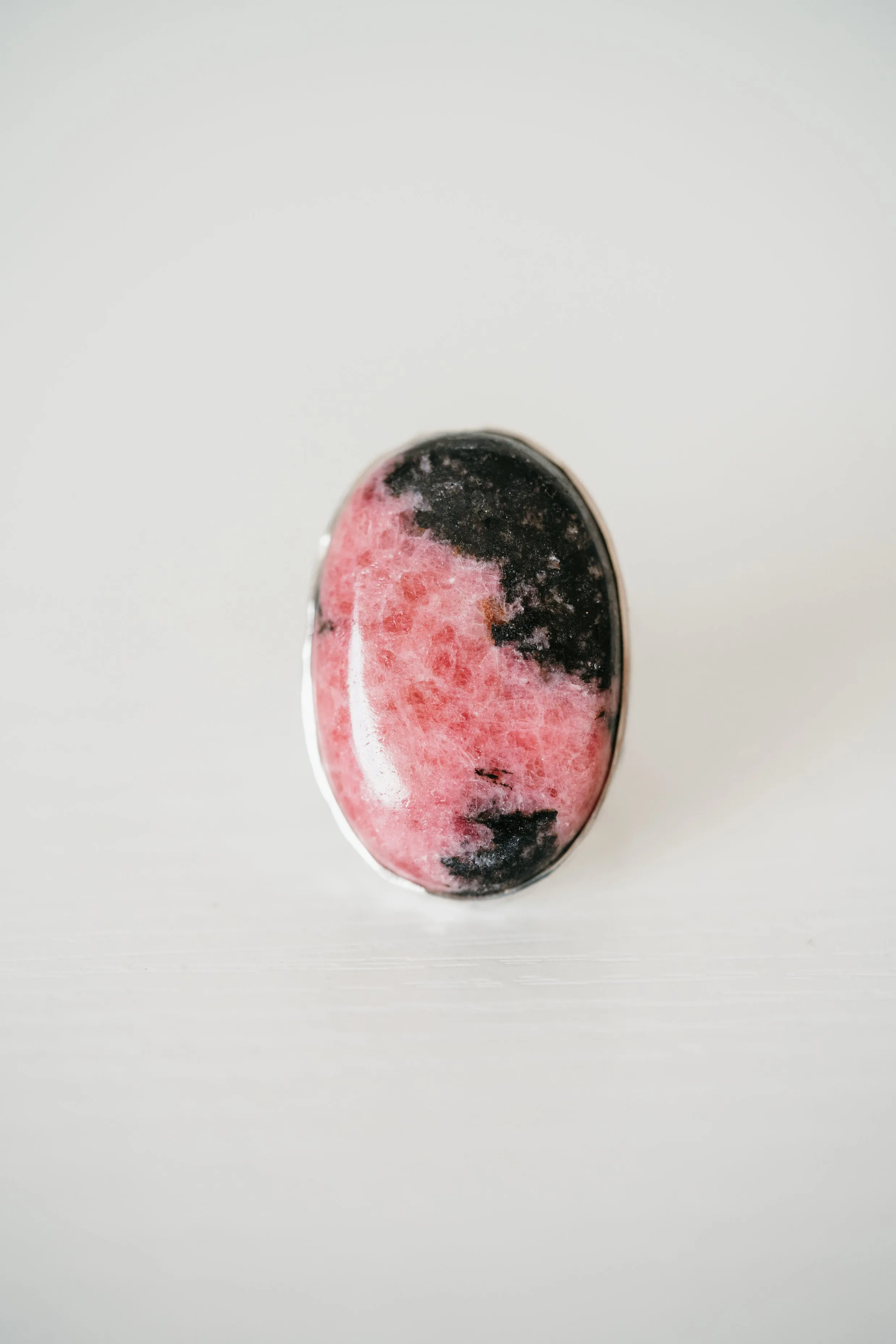 Patricia Ring | Pink Rhodonite sold by Goldie Lew product image thumbnail 4