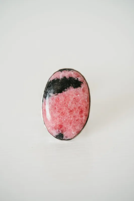 Patricia Ring | Pink Rhodonite sold by Goldie Lew