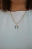 Crescent Necklace | Turquoise sold by Goldie Lew