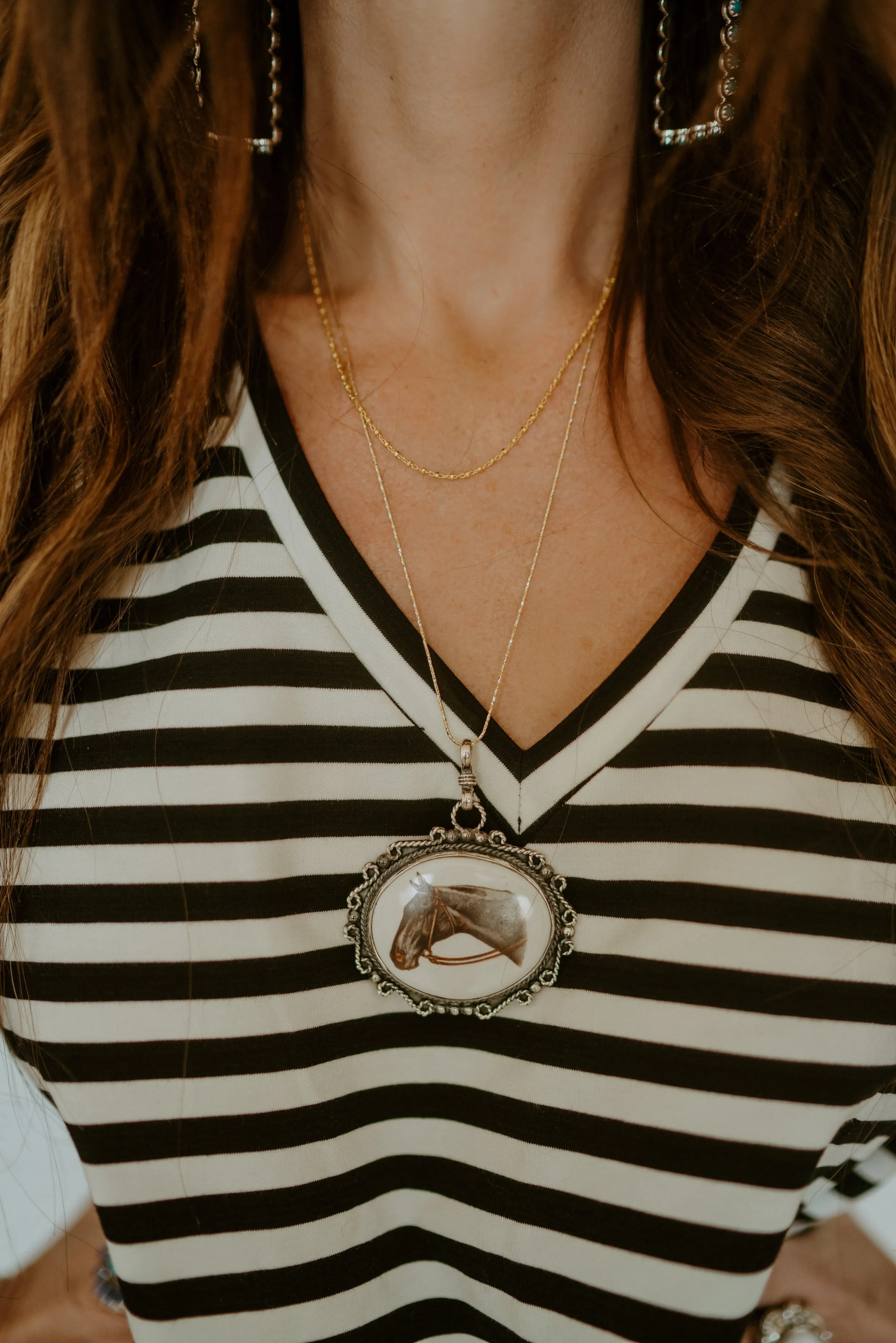 Black Stallion Necklace sold by Goldie Lew product image thumbnail 2