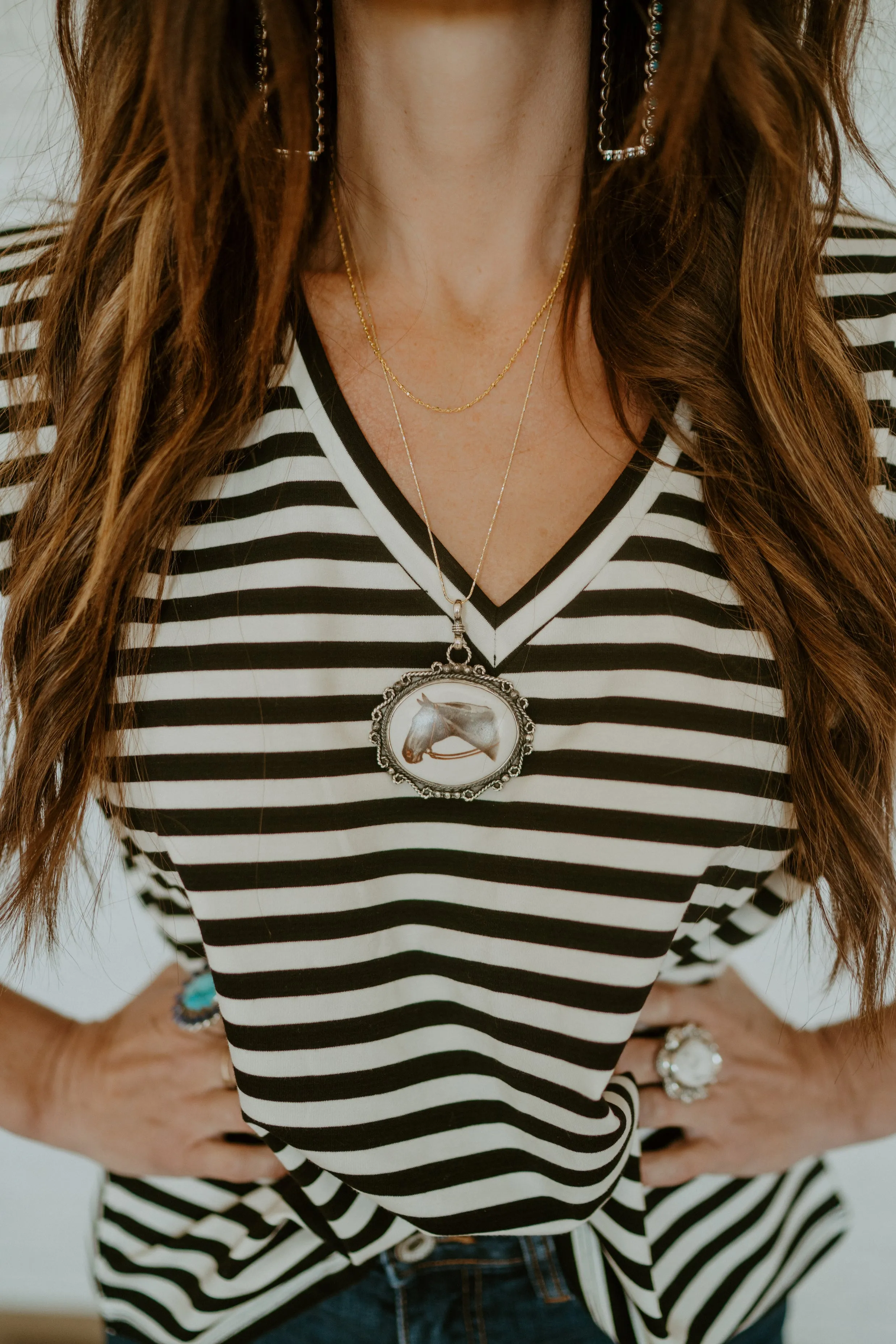 Black Stallion Necklace sold by Goldie Lew