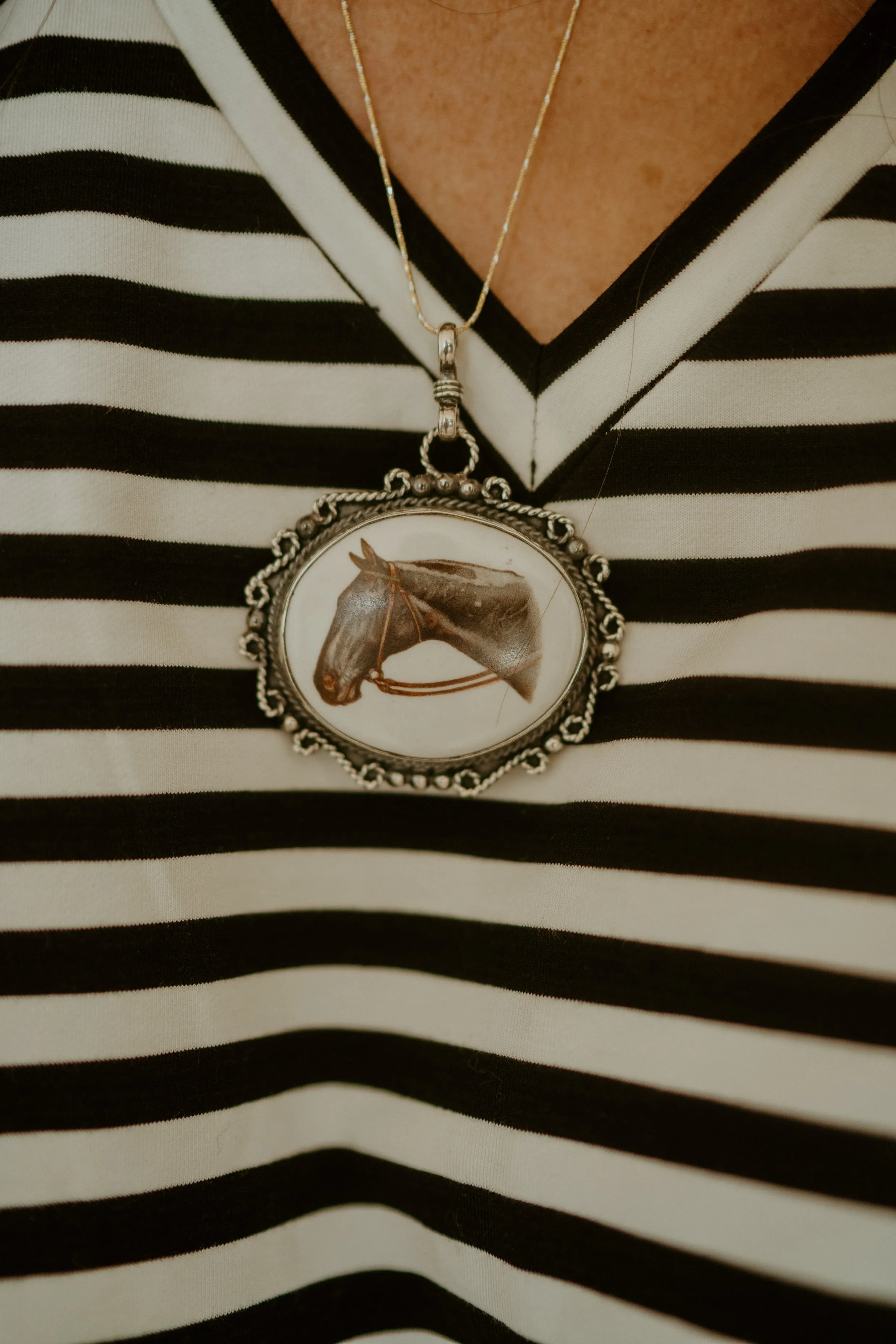 Black Stallion Necklace sold by Goldie Lew product image thumbnail 3