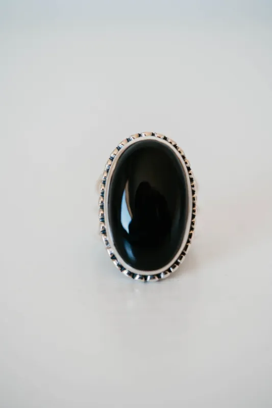 Etta Ring | Black Onyx sold by Goldie Lew