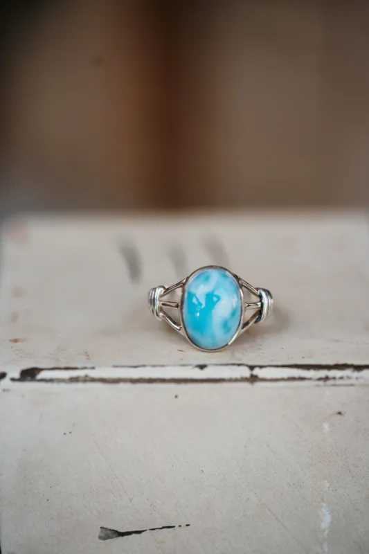 Erin Ring | Larimar sold by Goldie Lew