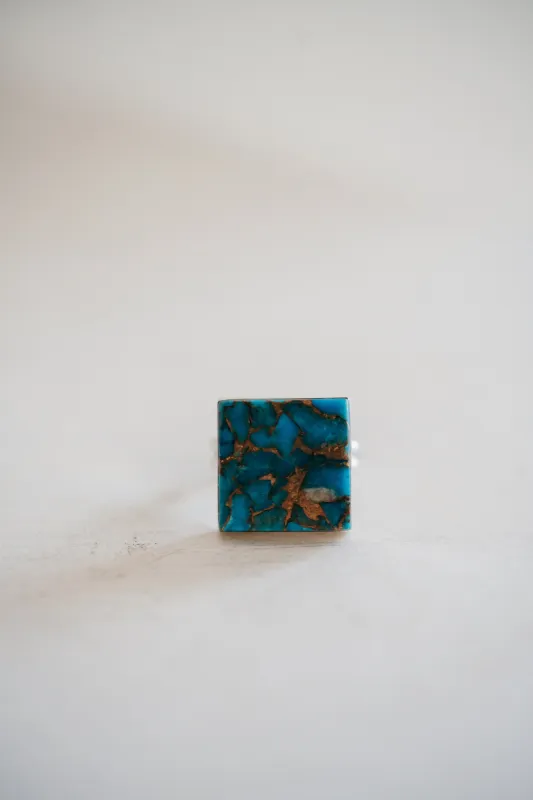 Haven Ring | Turquoise - FINAL SALE sold by Goldie Lew