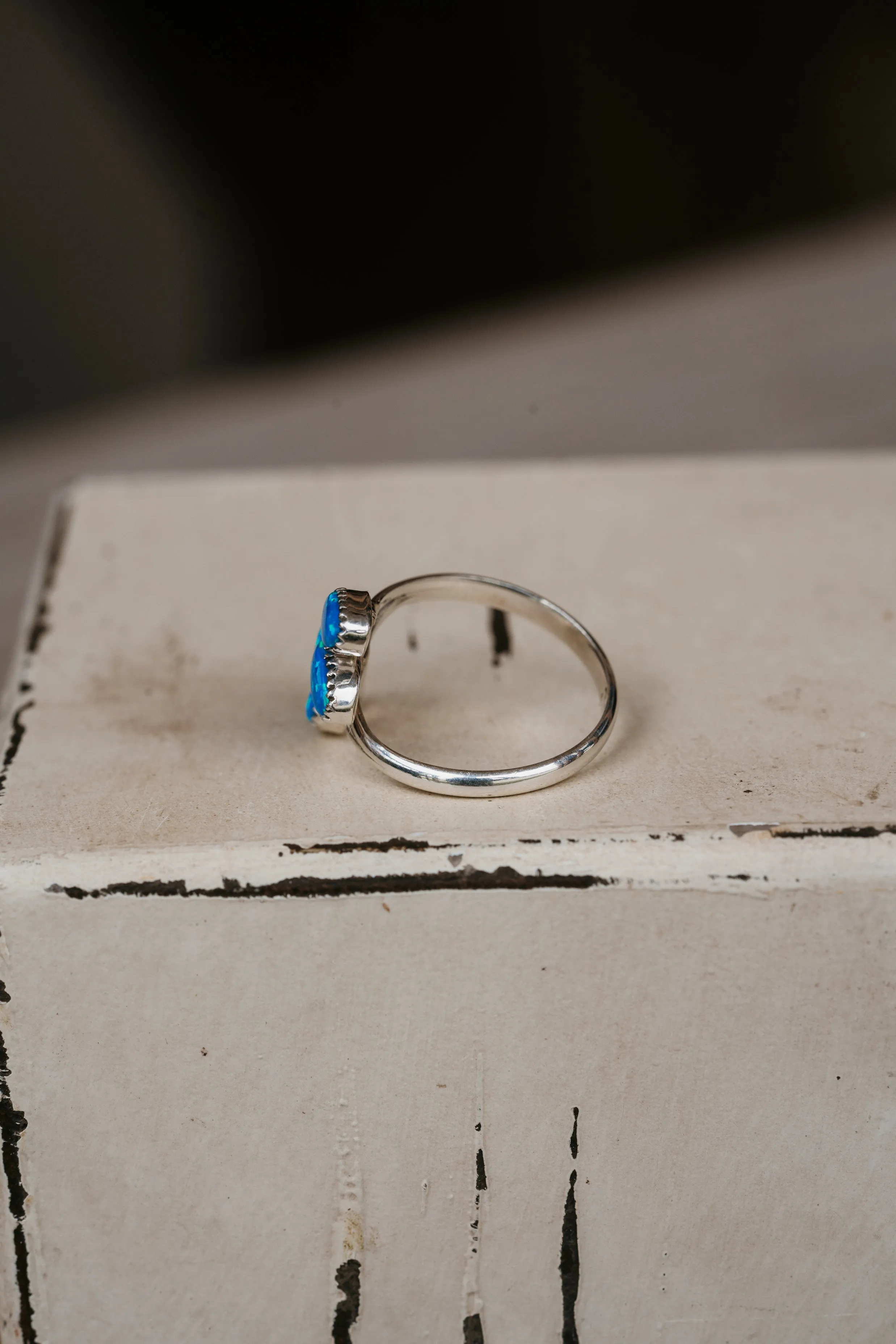 Arlo Ring | Blue Opal sold by Goldie Lew product image thumbnail 2