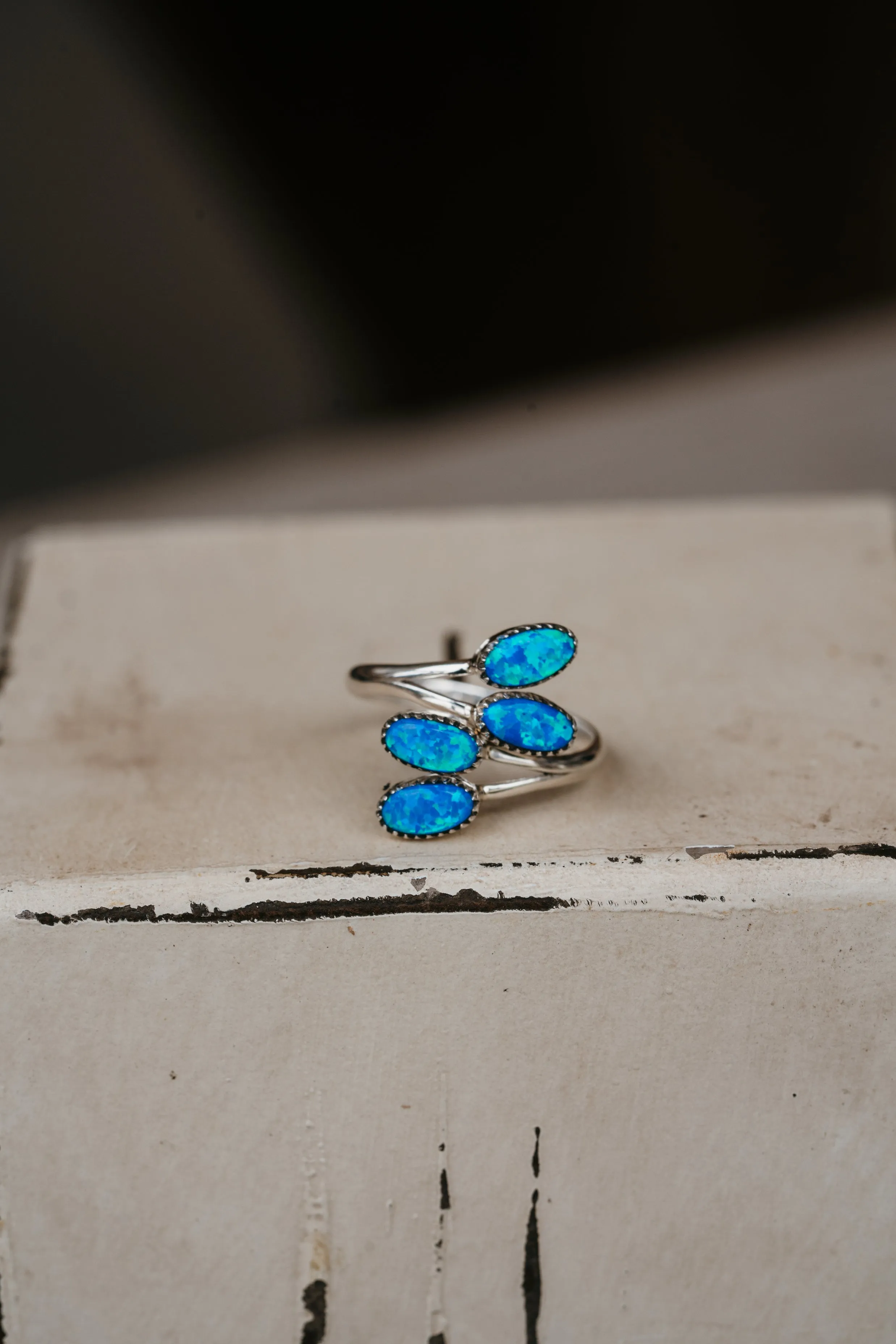 Arlo Ring | Blue Opal sold by Goldie Lew