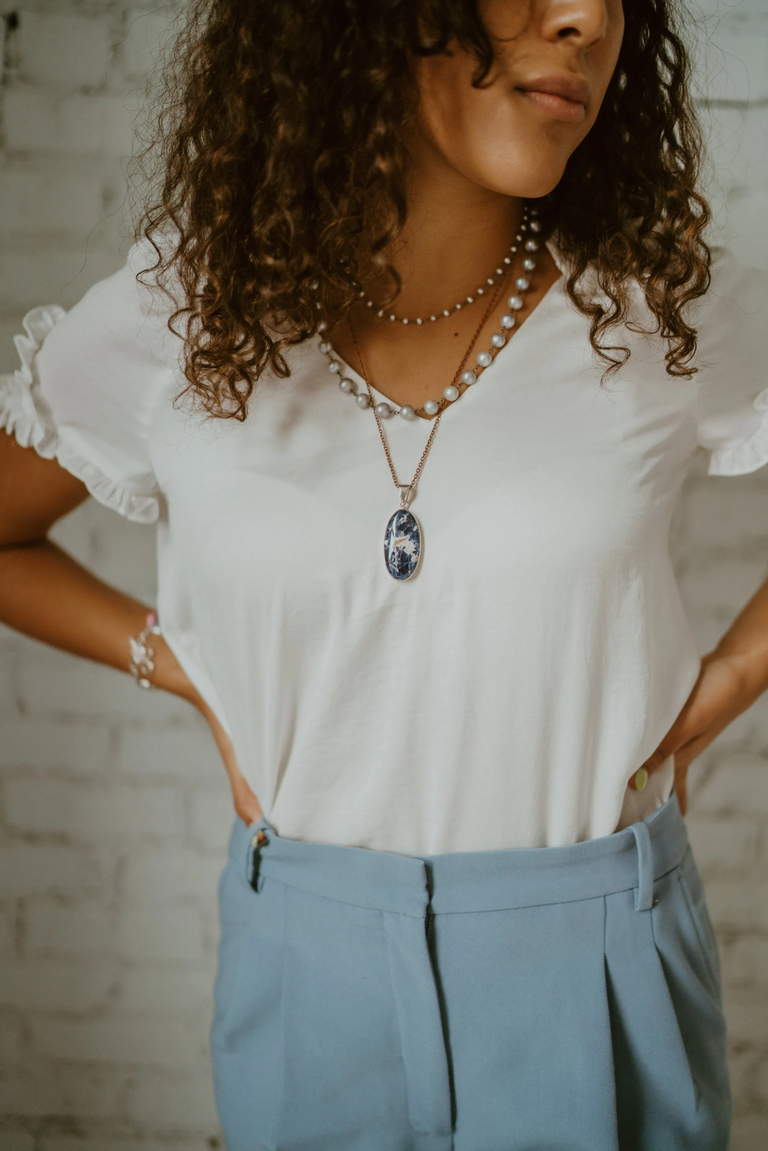 Perris Necklace Set sold by Goldie Lew product image thumbnail 3