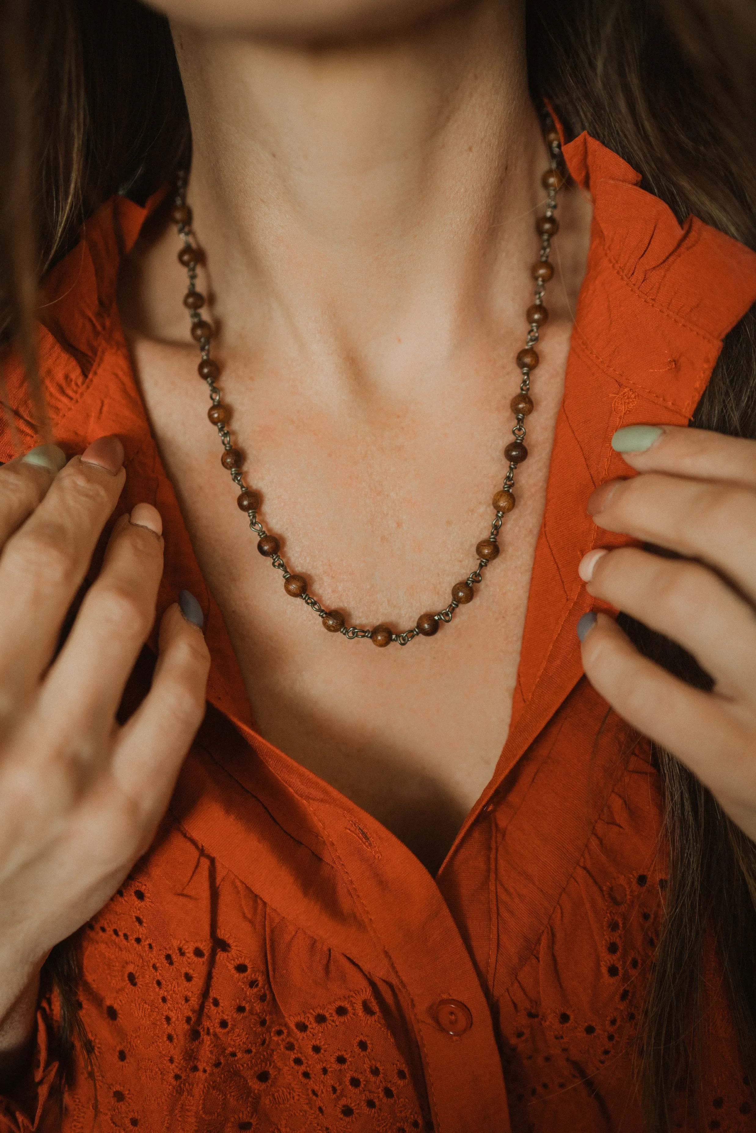 Benny Necklace | Small sold by Goldie Lew product image thumbnail 4